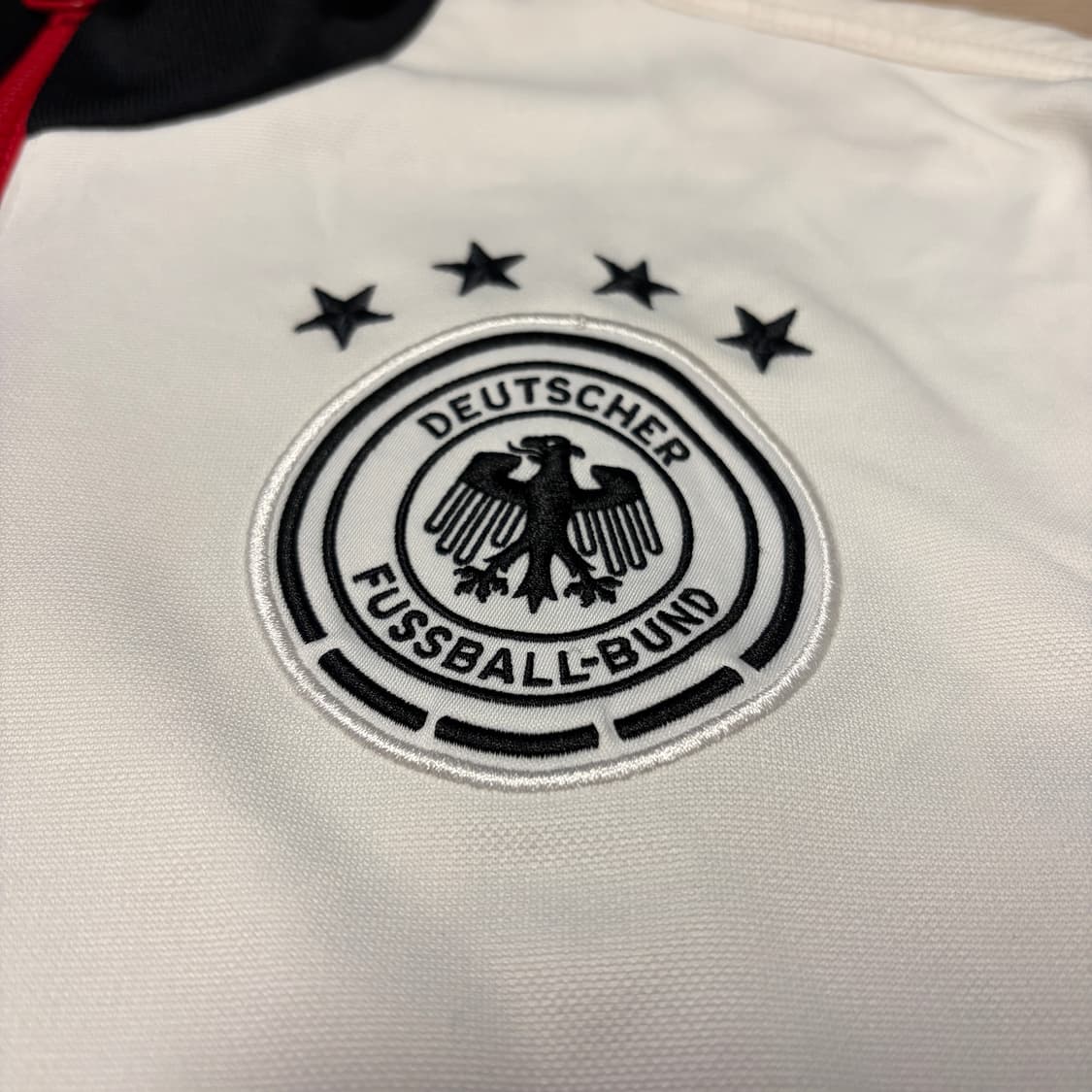 아디다스 X 독일 화이트/블랙 트랙탑 져지 상품이미지3