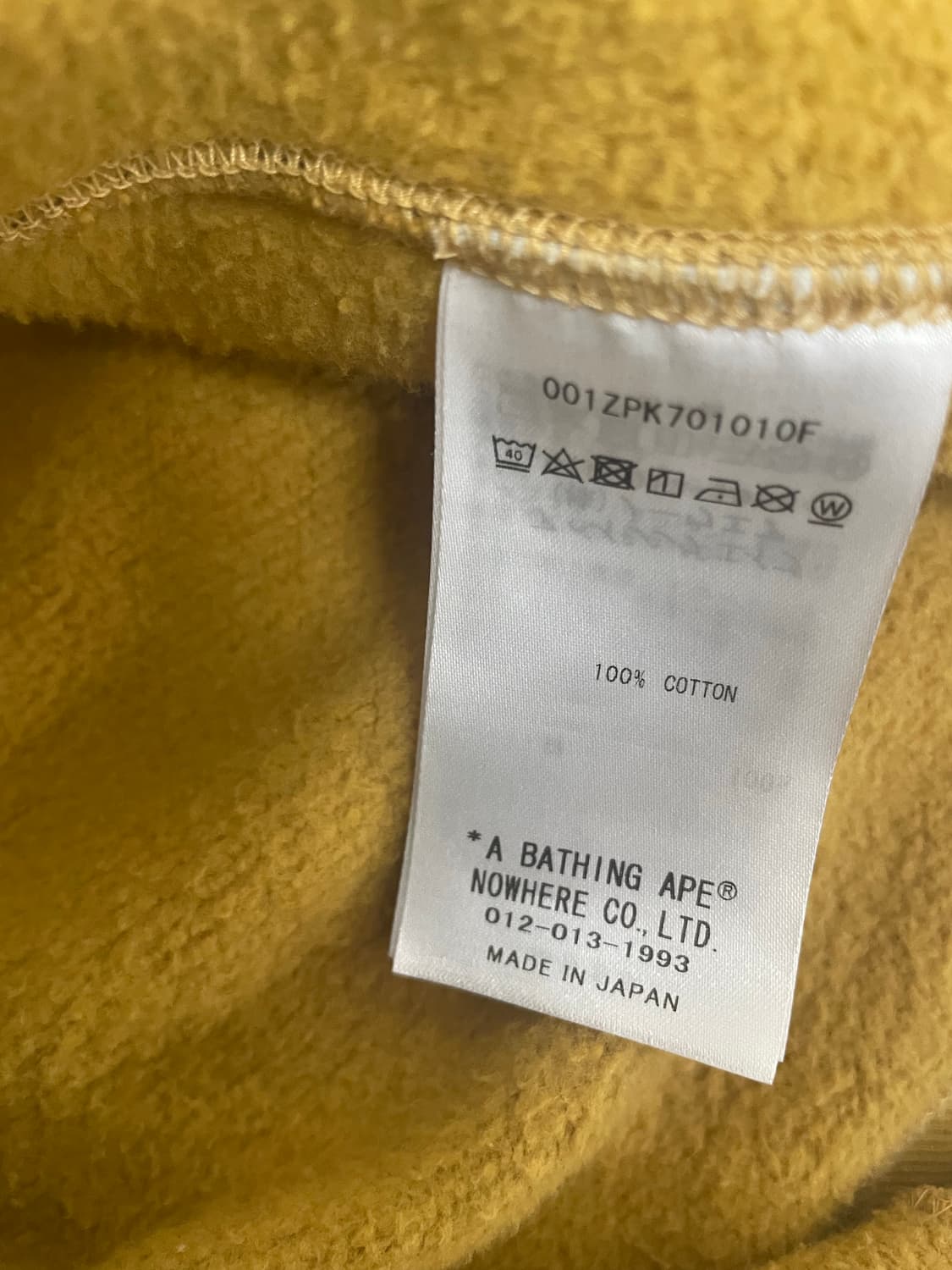 베이프 하프카모샤크 후드집업 L 상품이미지8