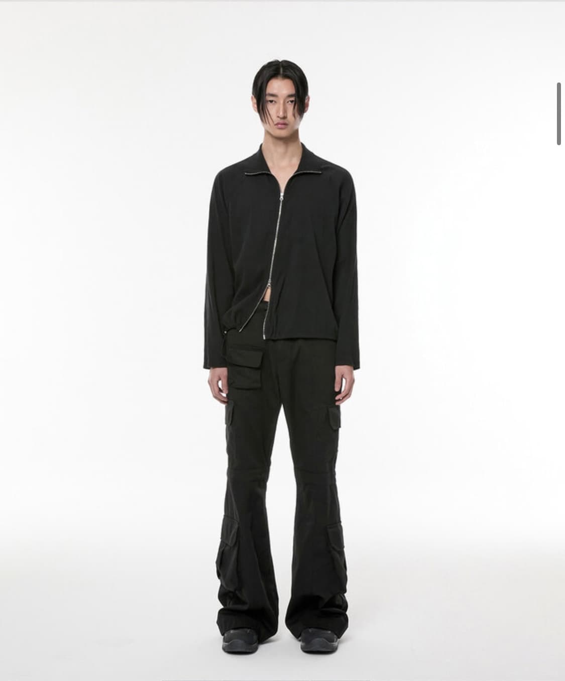 플레어업 5.cargo Flare Pants (FL-234_Black) 상품이미지2