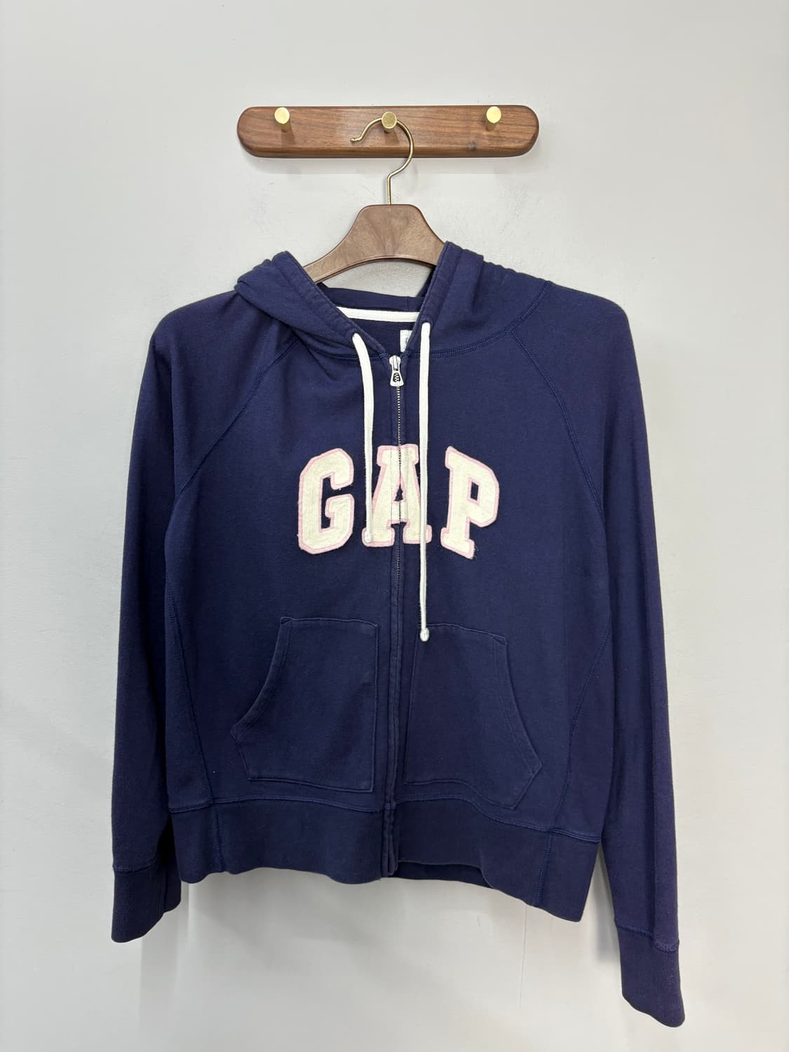 갭 네이비 핑크 후드집업 A3144 상품이미지2