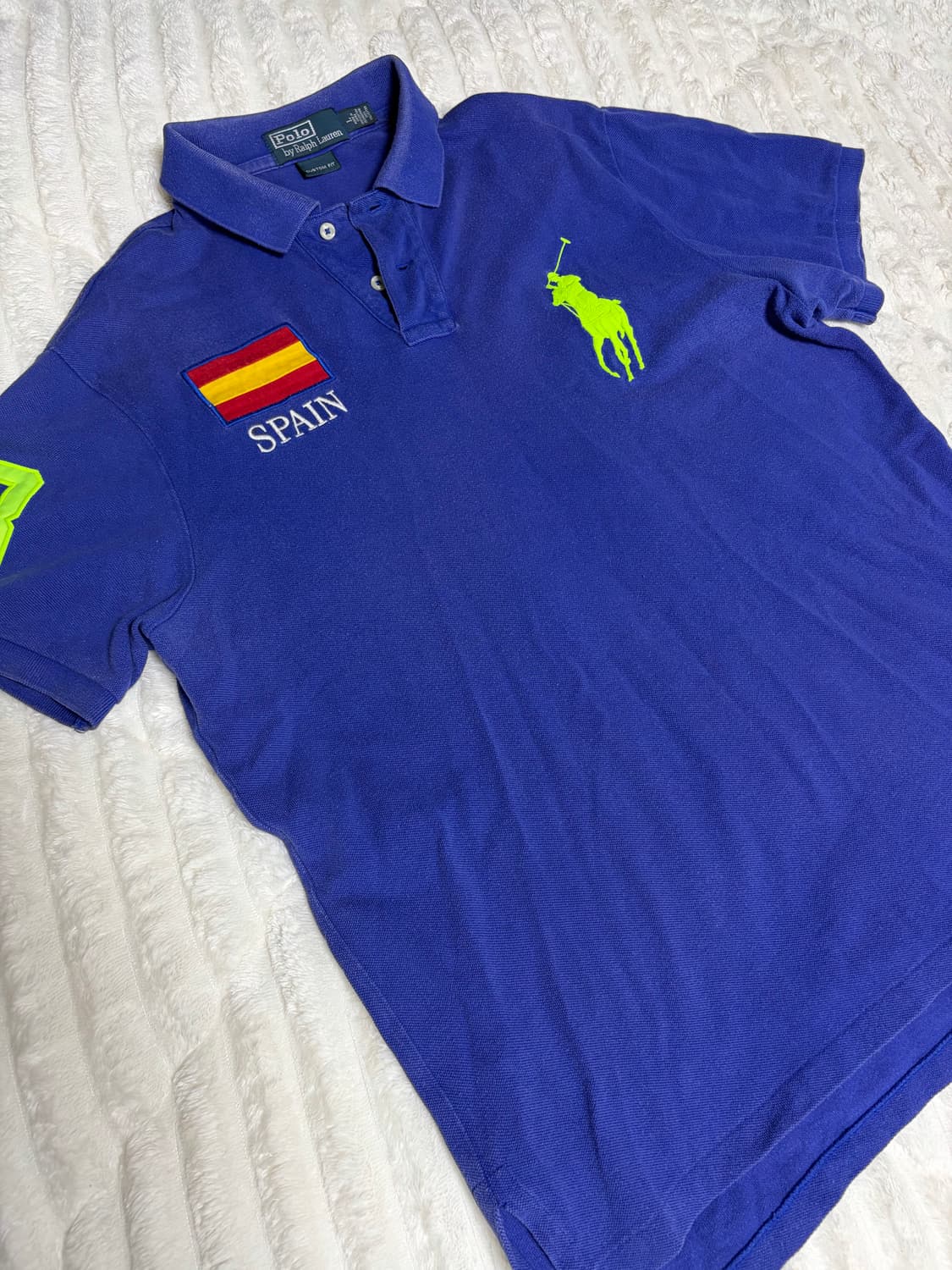 [L] 폴로 빅포니 반팔 피케티 카라티 보라 상품이미지1