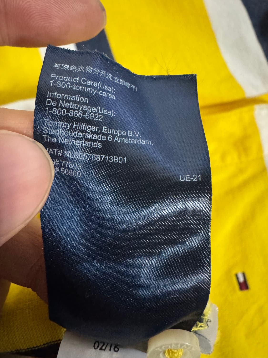 타미힐피거 귀여운 스트라이프 폴로 pk 반팔 카라티 M 상품이미지4