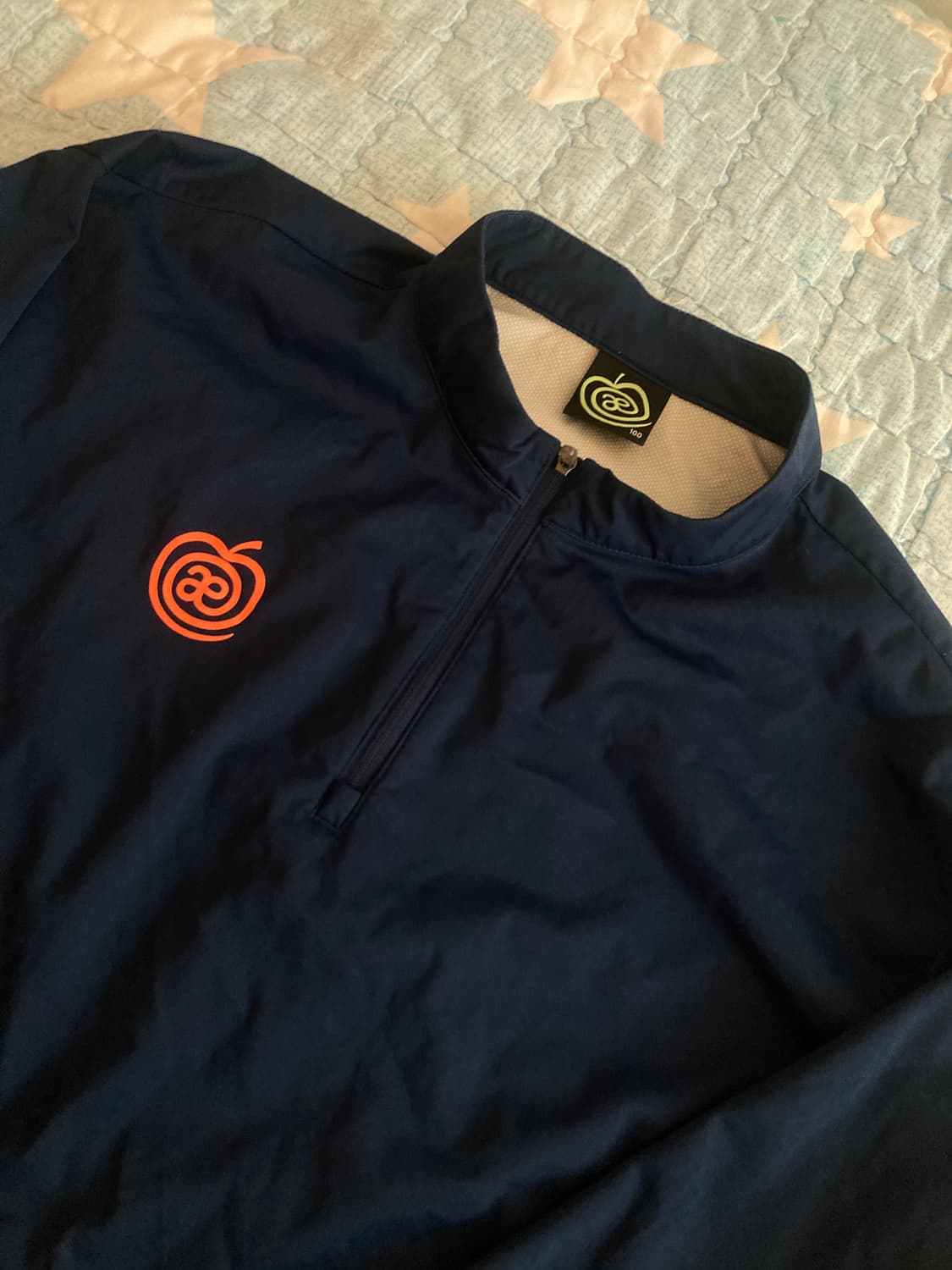 애플라인드 네이비 반집업 맨투맨 100 상품이미지1