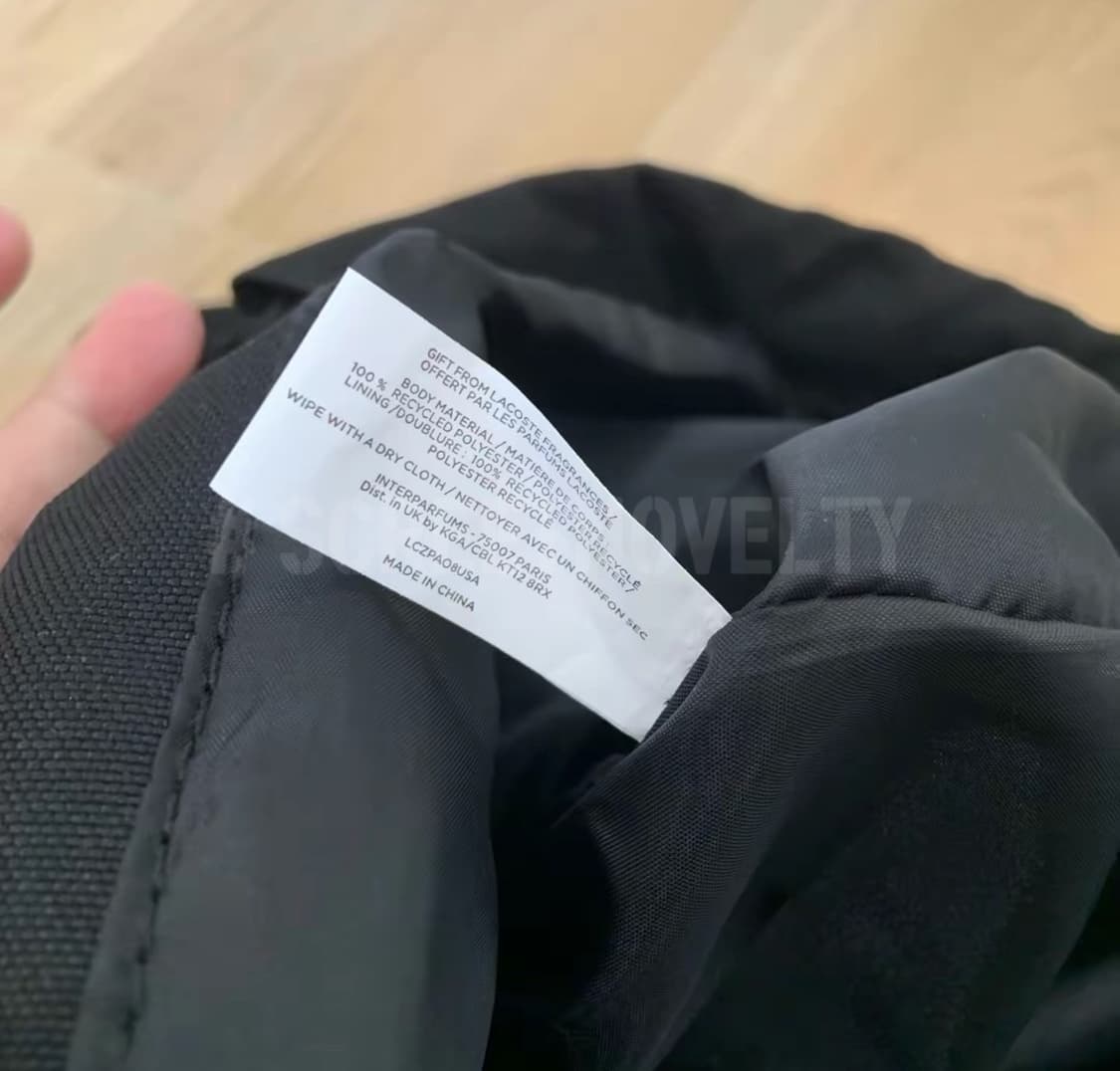  라코스테 퍼퓸 크로스바디백 메신저백 블랙 상품이미지10