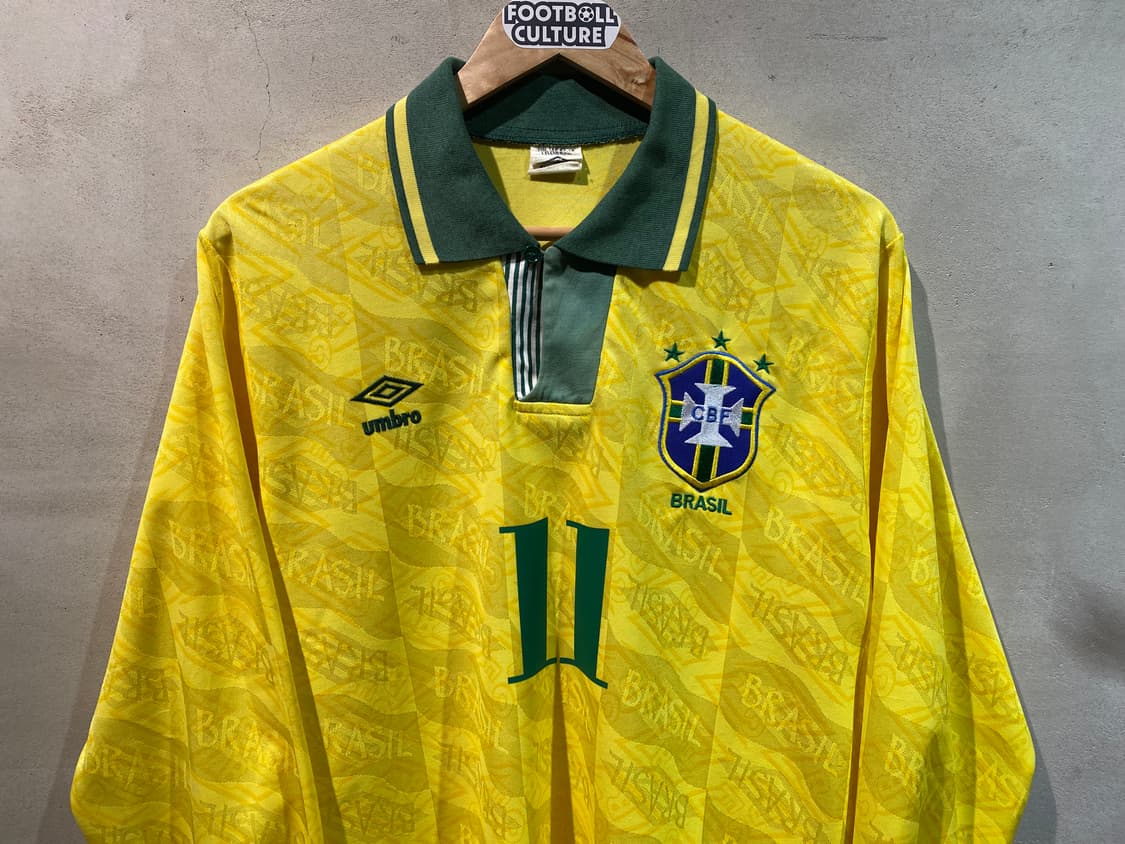 91-93 브라질 국가대표 호마리우 홈 긴팔 유니폼 상품이미지2