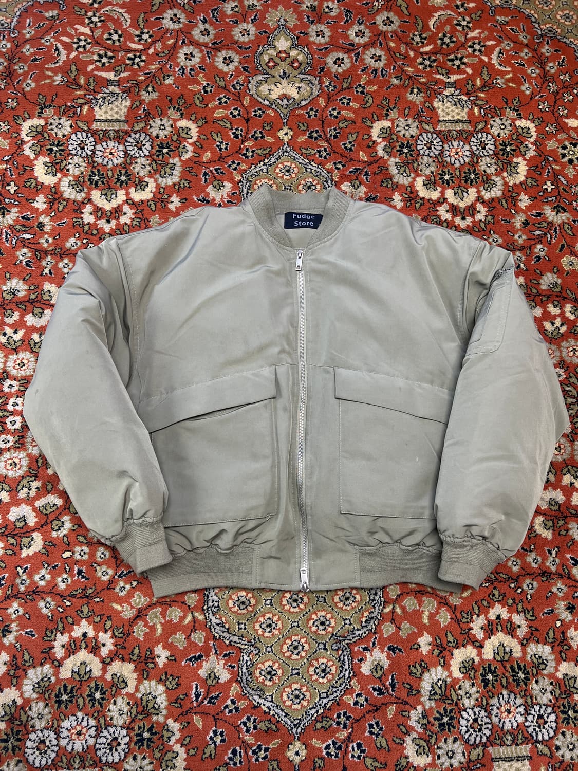 [M] 라퍼지스토어 카키 헤비 항공점퍼 상품이미지1