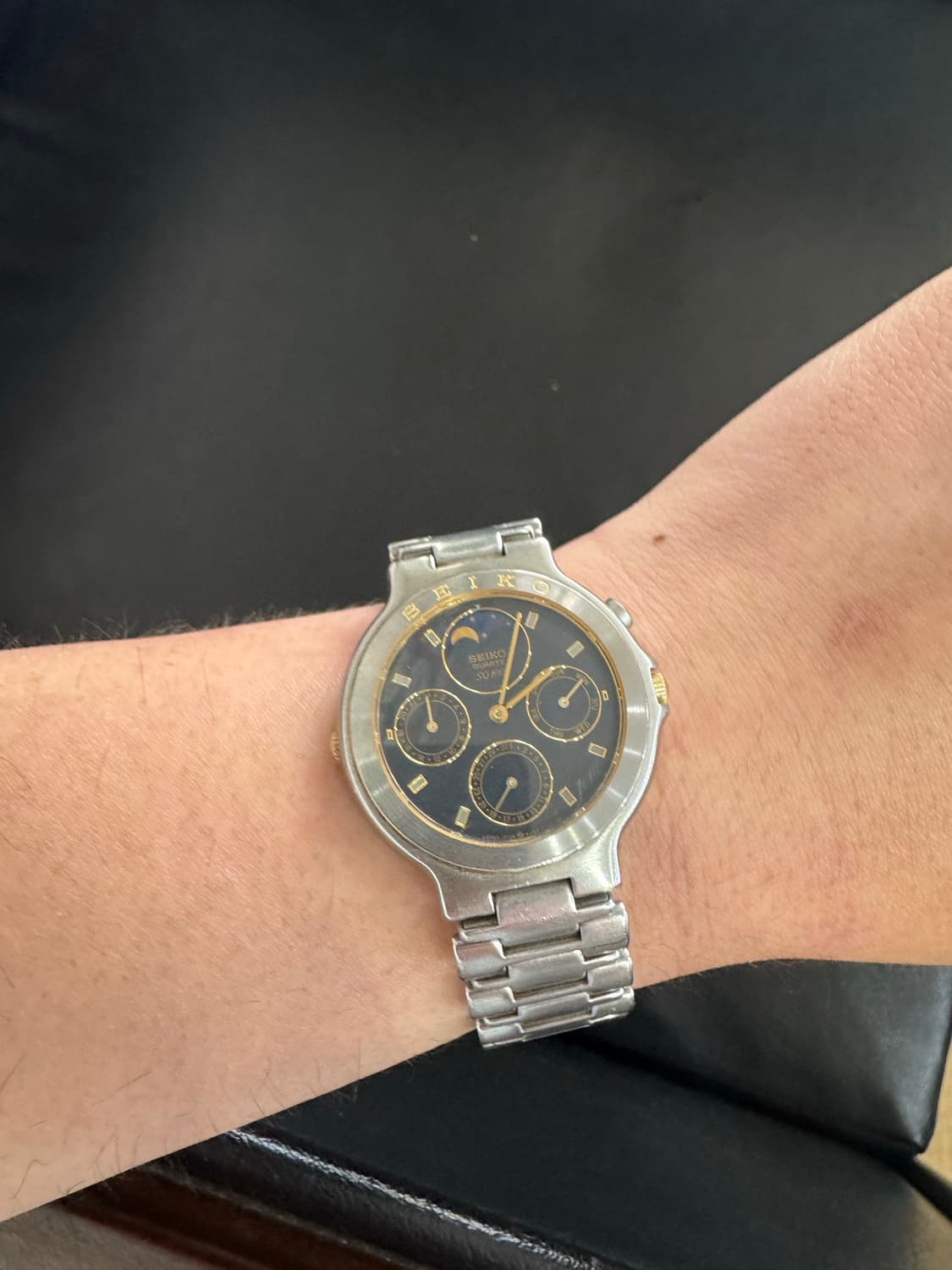 세이코 sq 빈티지 문페이즈 시계 상품이미지1