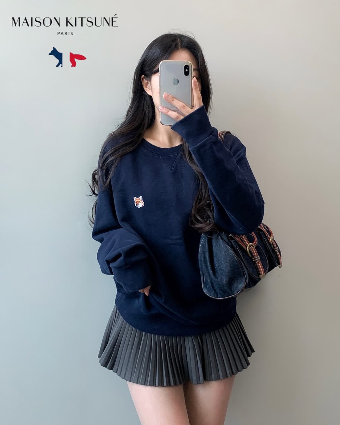 메종키츠네 맨투맨 상품이미지2