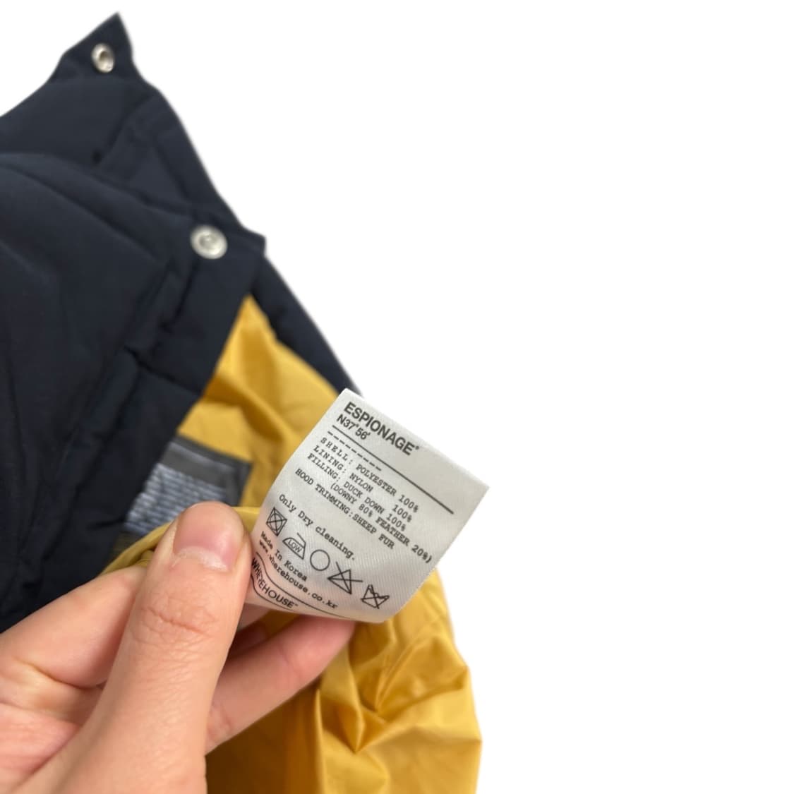 에스피오나지 하프 다운패딩 상품이미지6