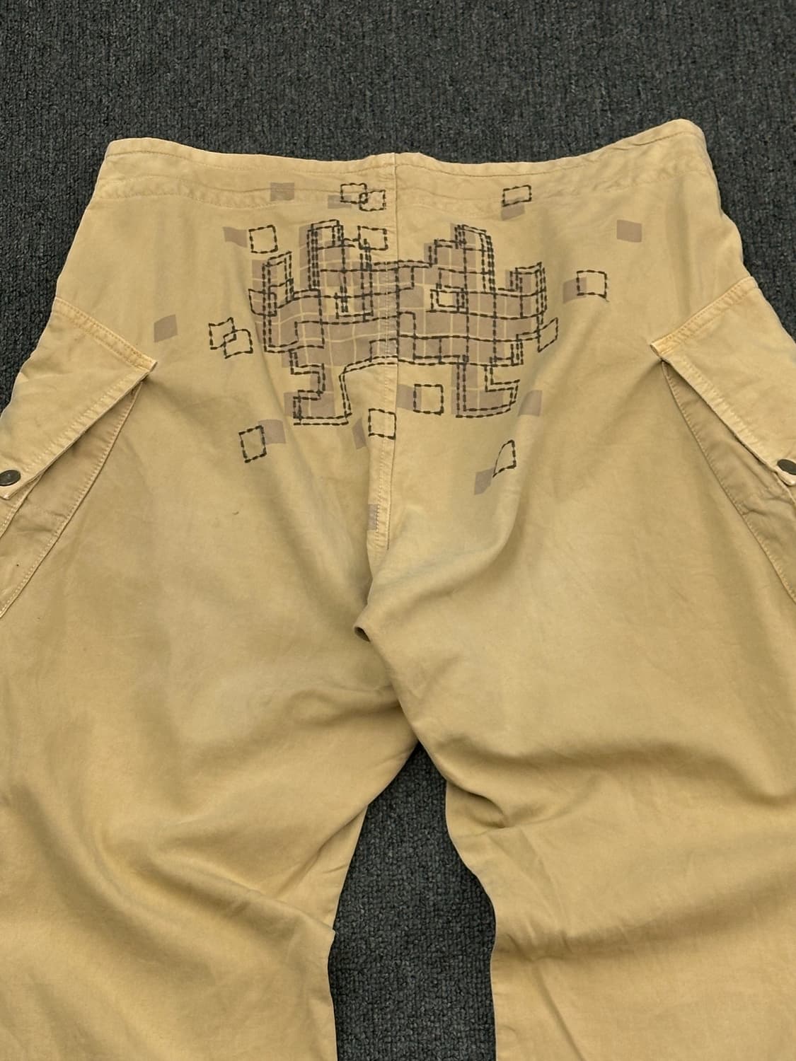 L)Westborne vintage 자수 디테일 베이지 카고팬츠 상품이미지2