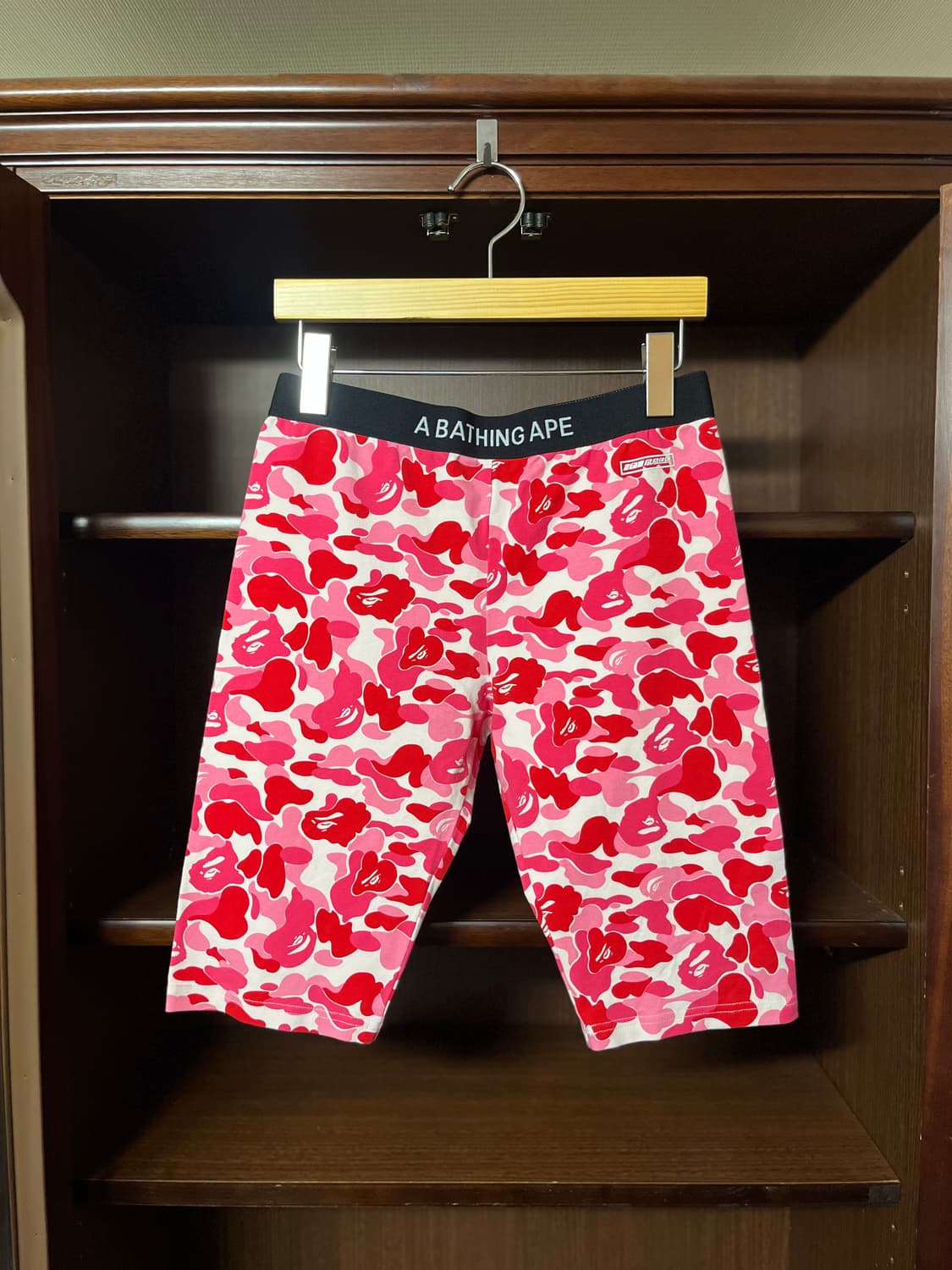 Bape ABC camo biker shorts    상품이미지1
