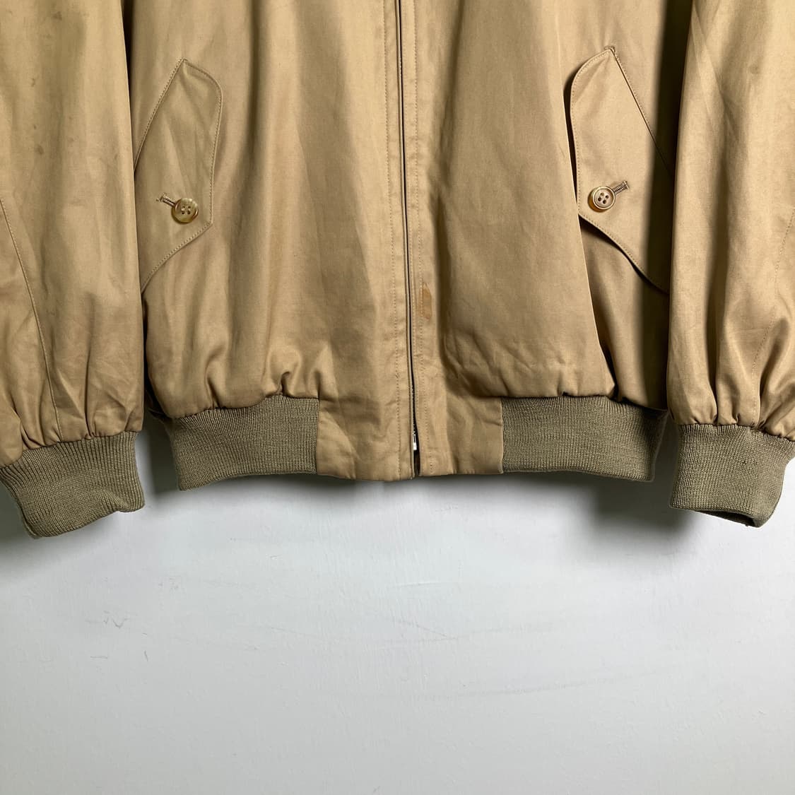 버버리 베이지 블루종 자켓 M 상품이미지5