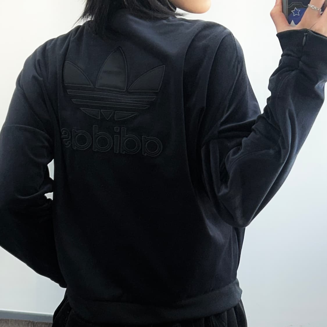 Adidas 아디다스 파이어버드 백포인트 블랙 벨벳 져지 상품이미지2