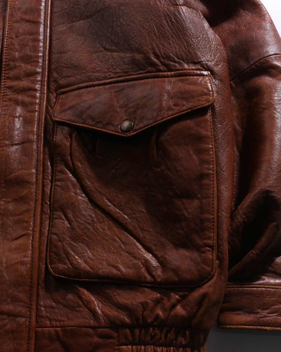 O-0313 Stranth A-2 jacket *sheep skin 상품이미지7