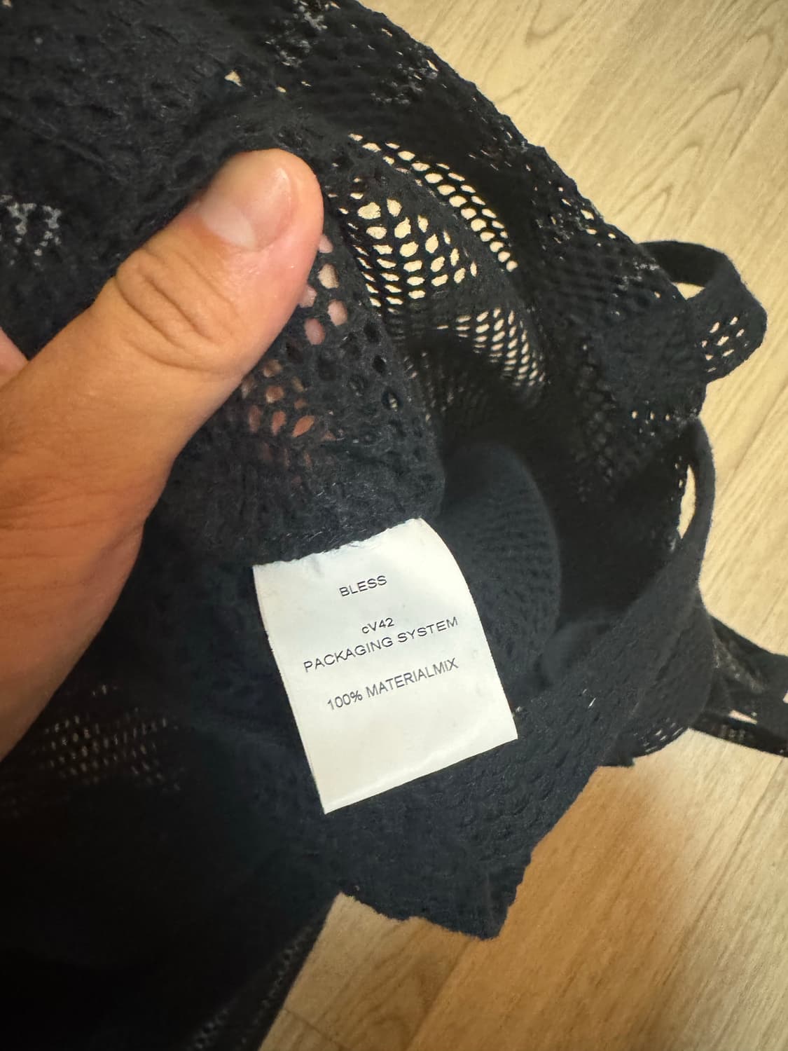 BLESS service 블레스 4핸들 XL 메쉬 백 토트백 상품이미지4