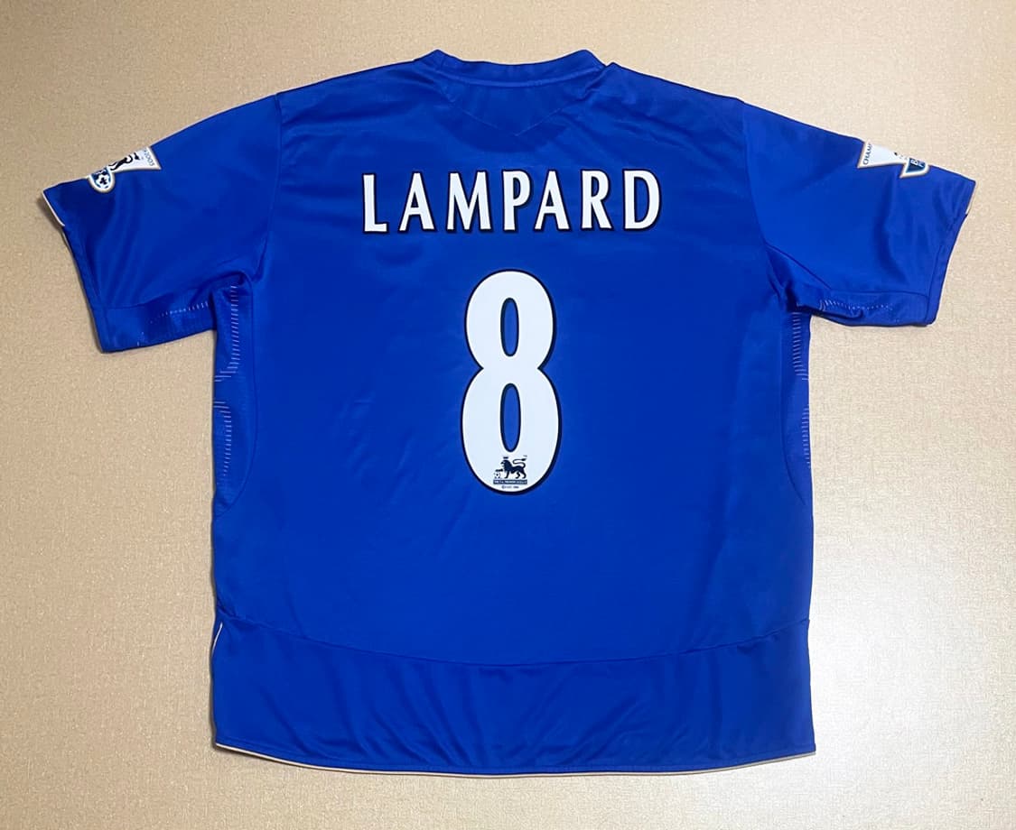 엄브로 첼시 05/06 100주년 홈 셔츠 램파드 No.8 상품이미지10