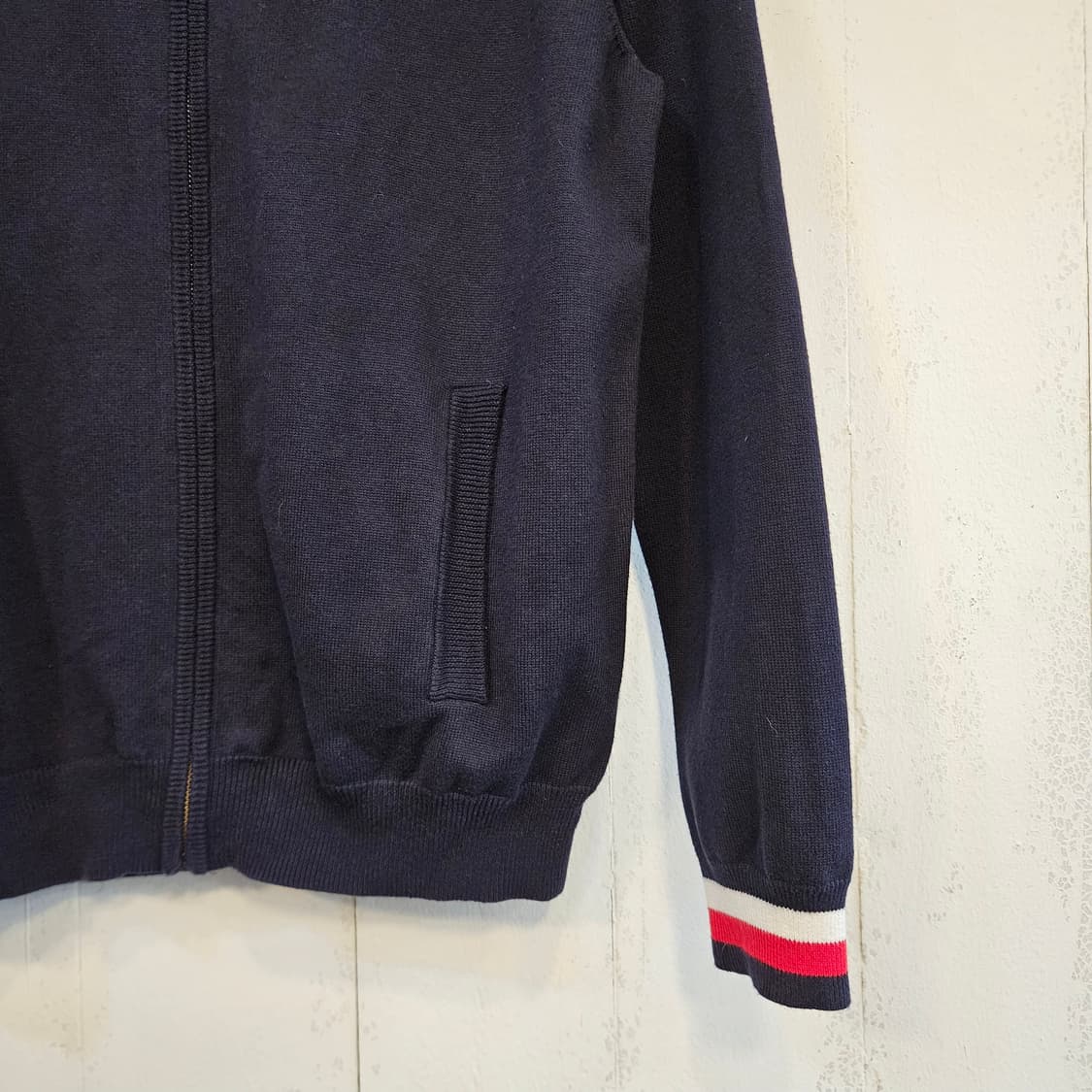 100(L)타미힐피거 니트 집업 가디건 상품이미지2