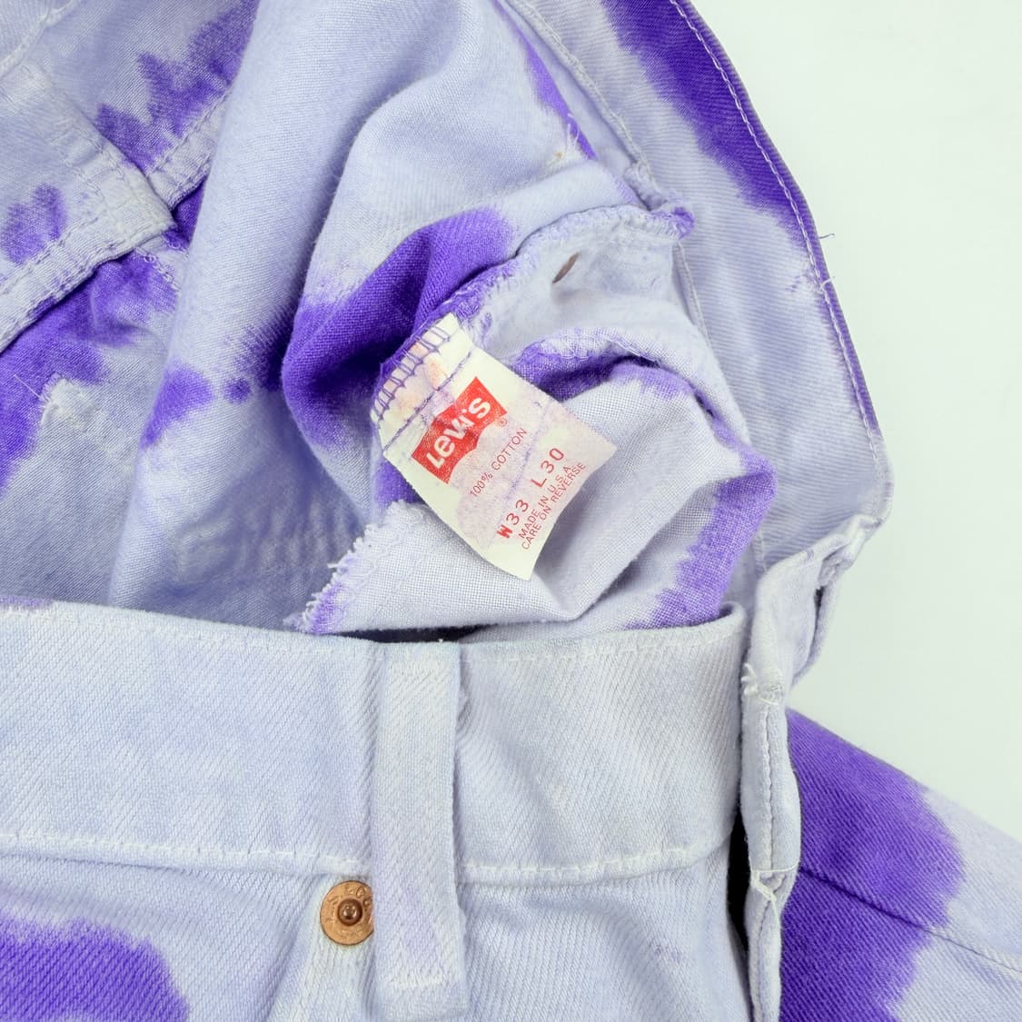 90s 리바이스 505 타이다이 데님팬츠 상품이미지5