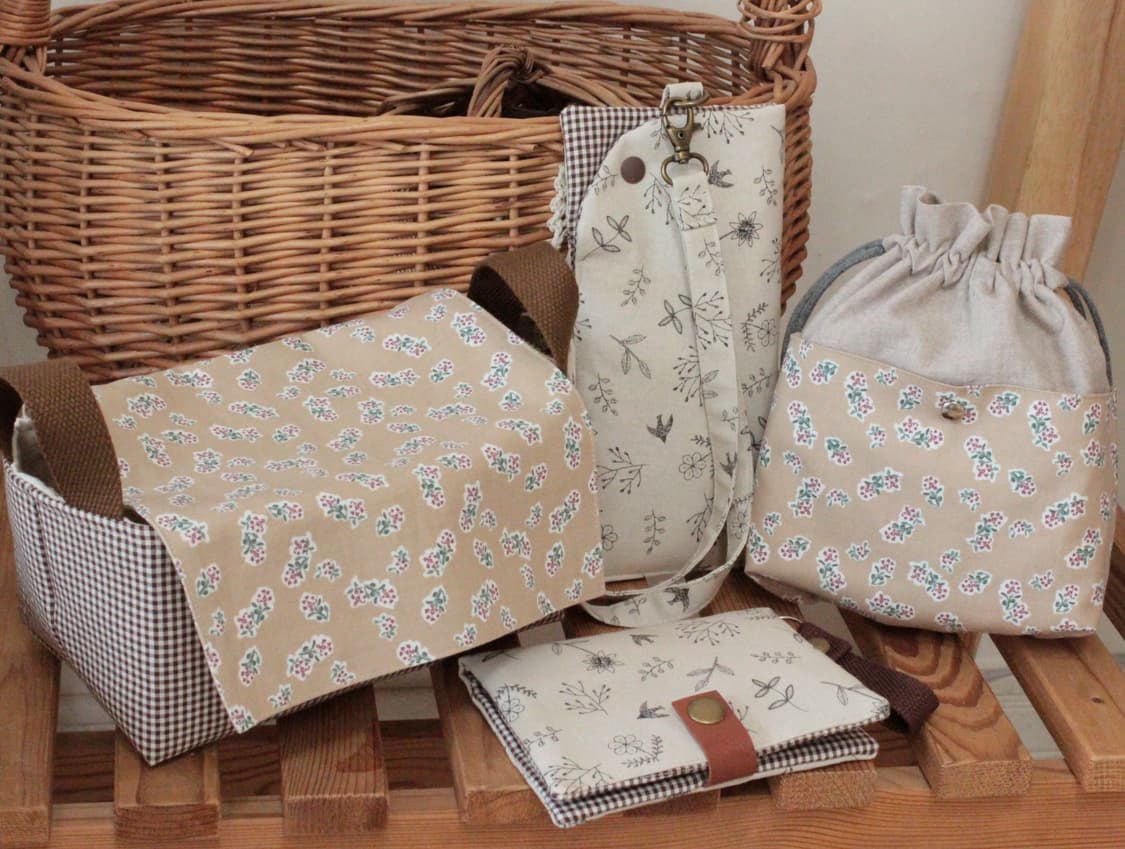 핸드메이드 패브릭 바구니 상품이미지9