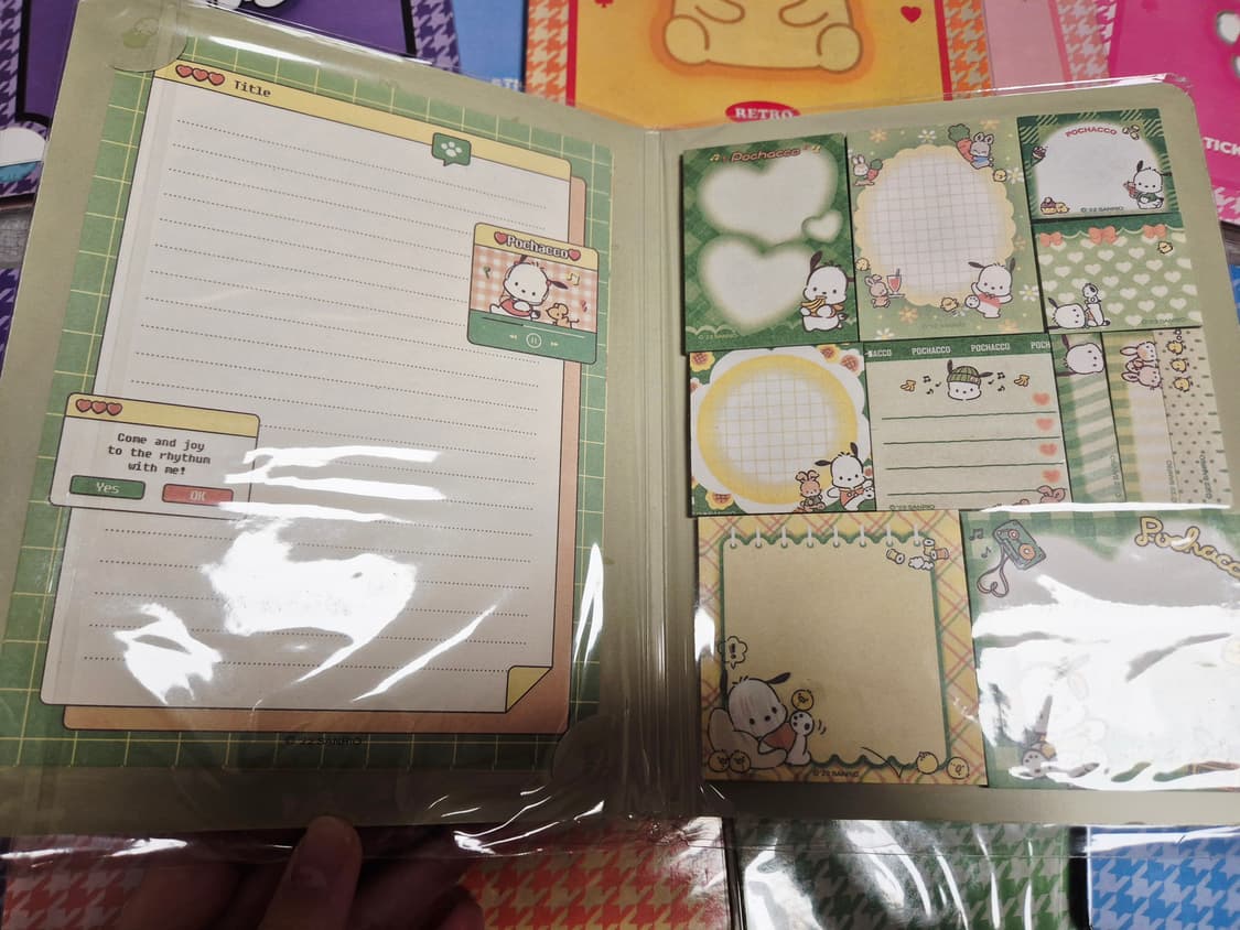 산리오 레트로 포스트잇 메모지 북 (6권 세트) 상품이미지4