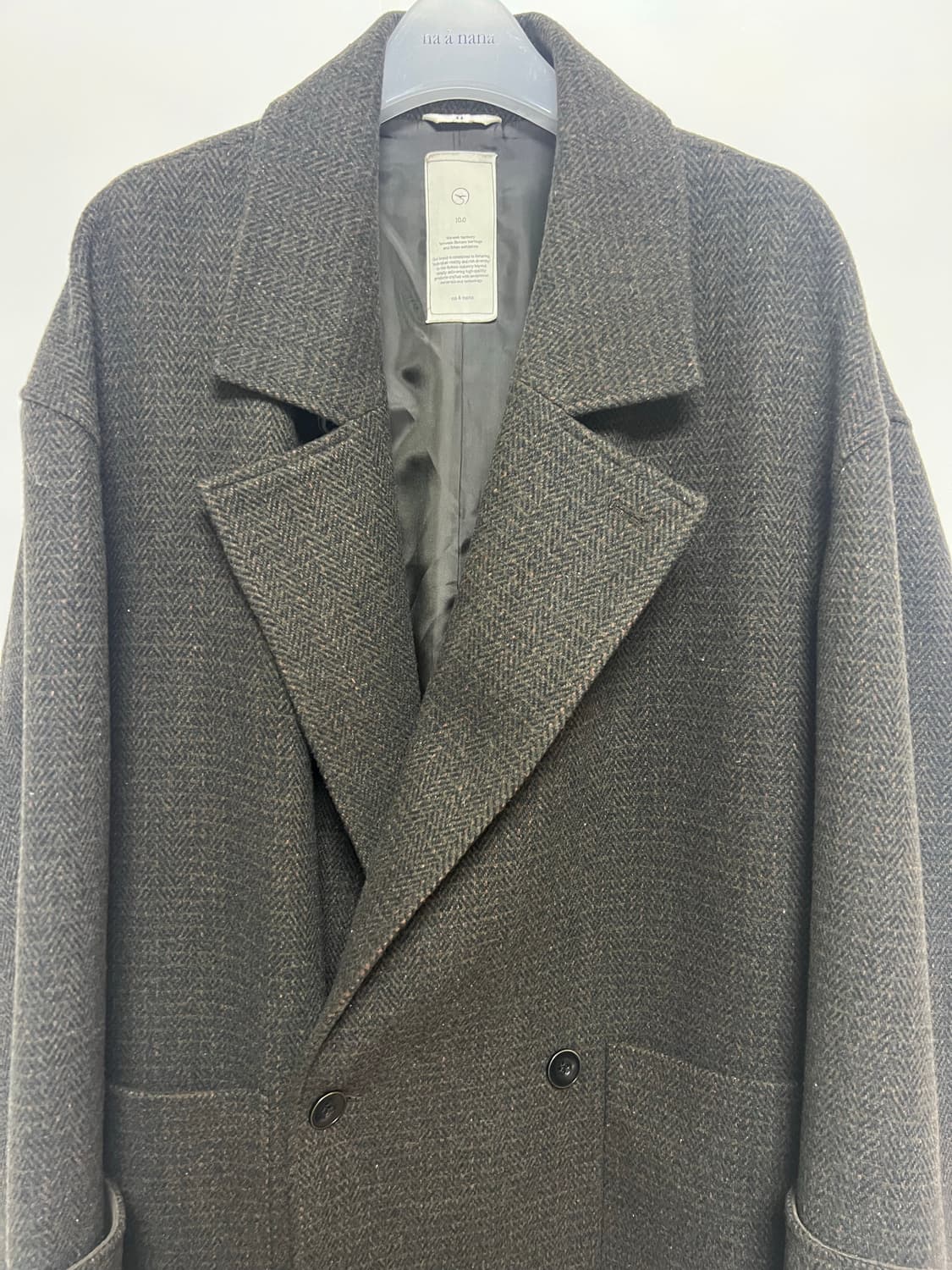 체크 코트 상품이미지6