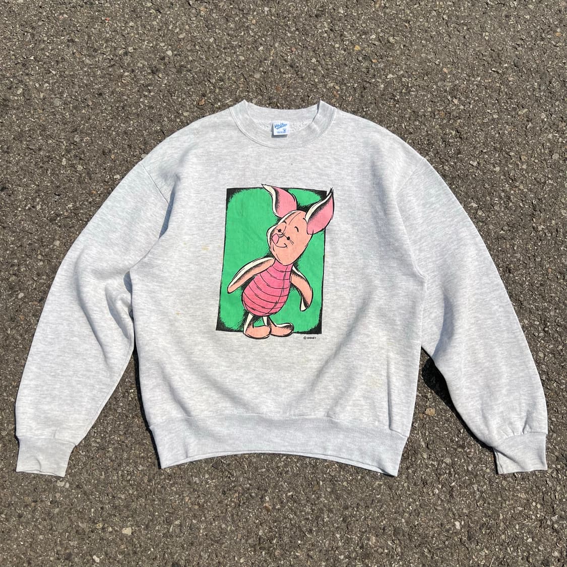 90‘s Velva Sheen 피글렛 스웻셔츠 상품이미지1