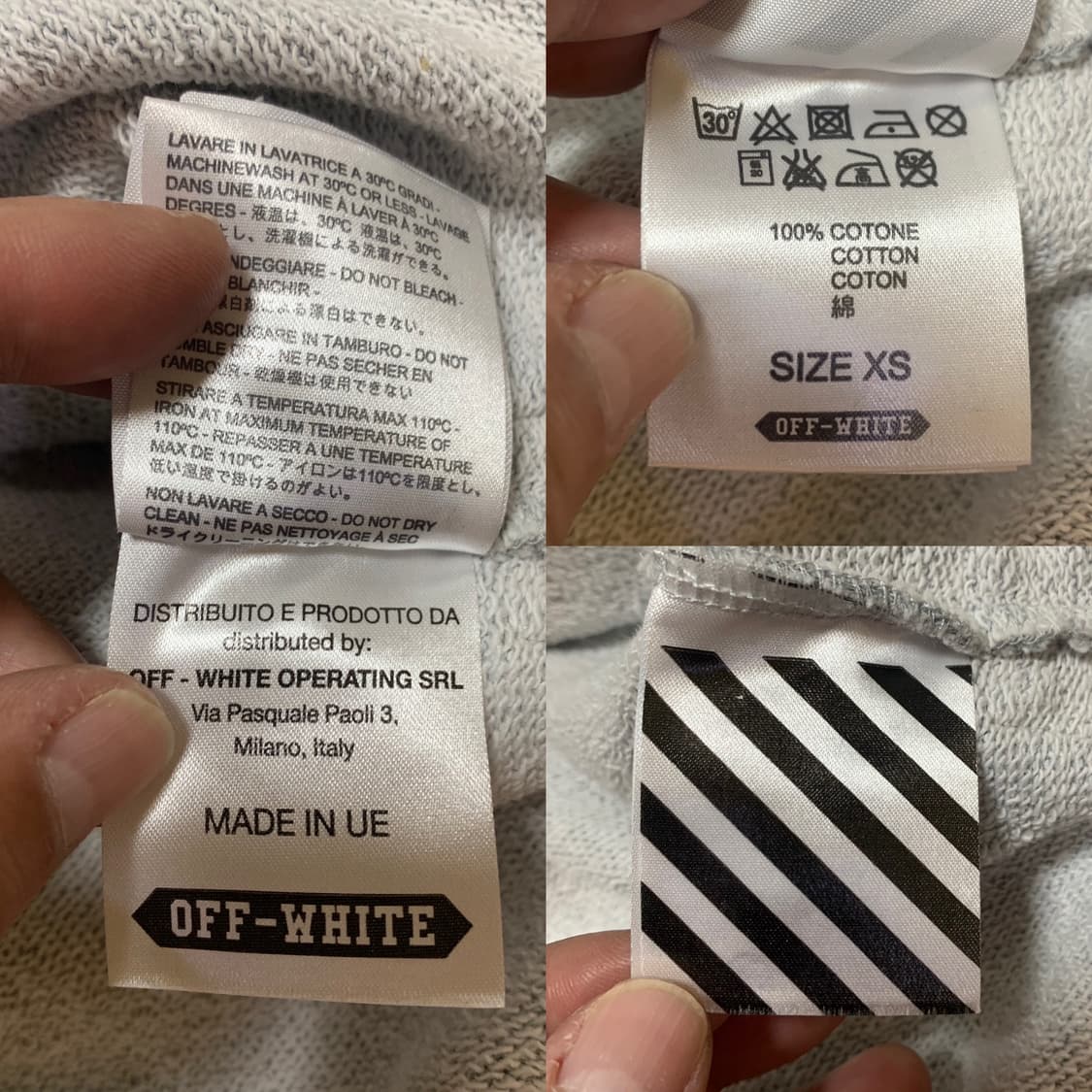 OFF-WHITE 오프화이트 후디(XS 사이즈)유니색스 상품이미지9