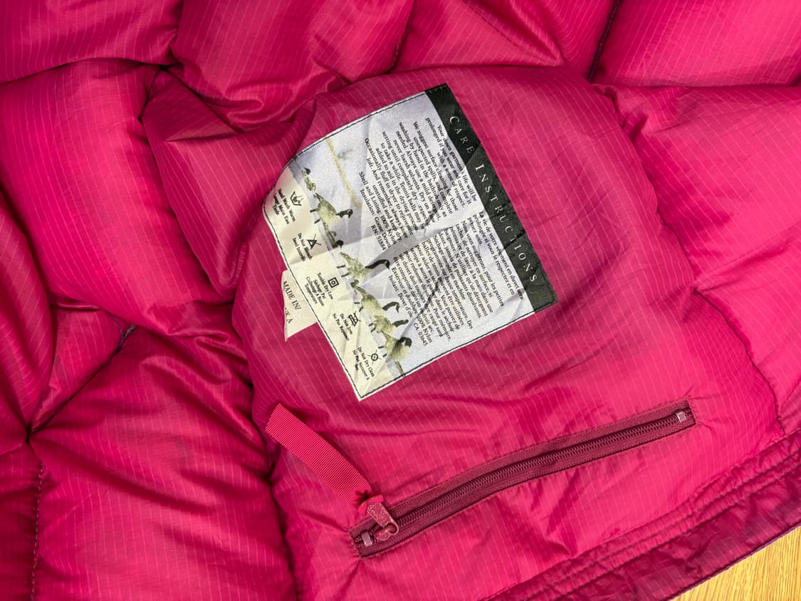 1980s 파타고니아 오버 구스다운 베스트 상품이미지5