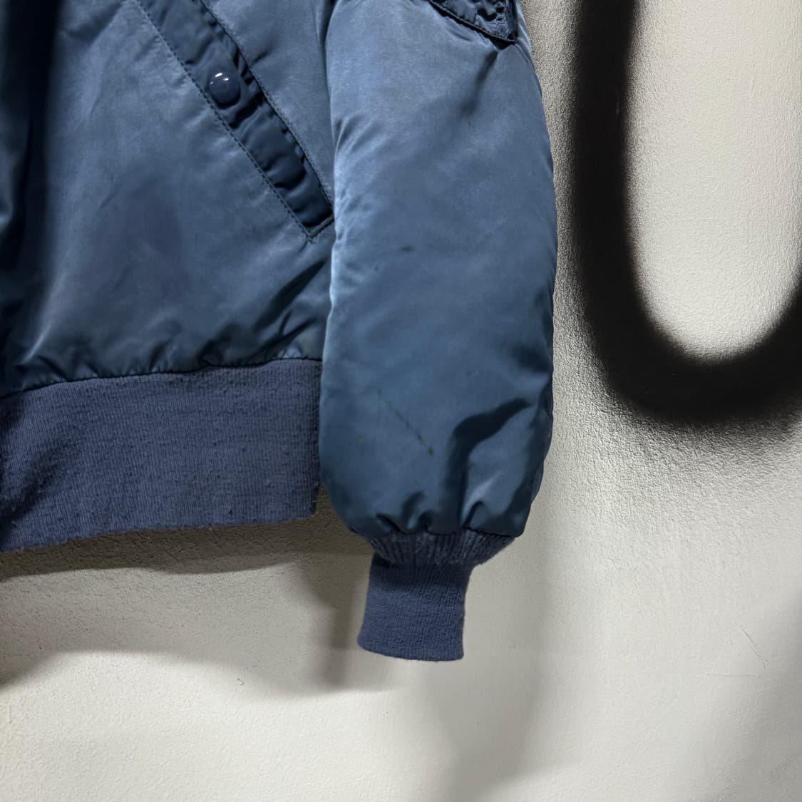 알파인더스트리 00s B-15C 퍼 카라 탈부착 플라이트 봄버 자켓 상품이미지7