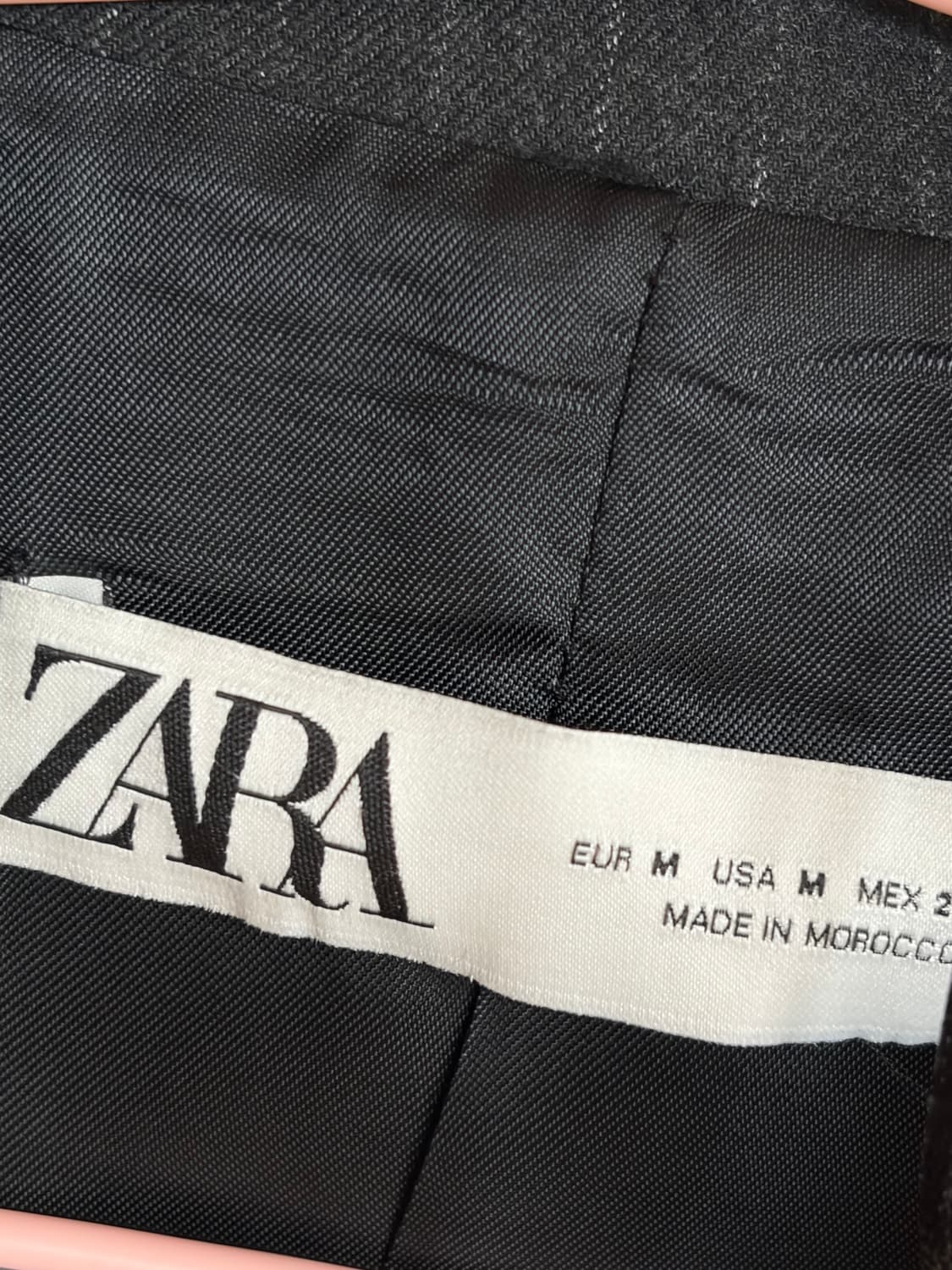 ZARA 자라 핀스트라이프 크롭 블레이저 1255/853 1255853 상품이미지4