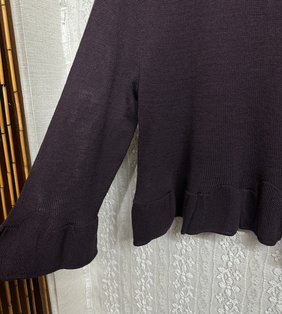 gipsy blue 러플 가디건 상품이미지4