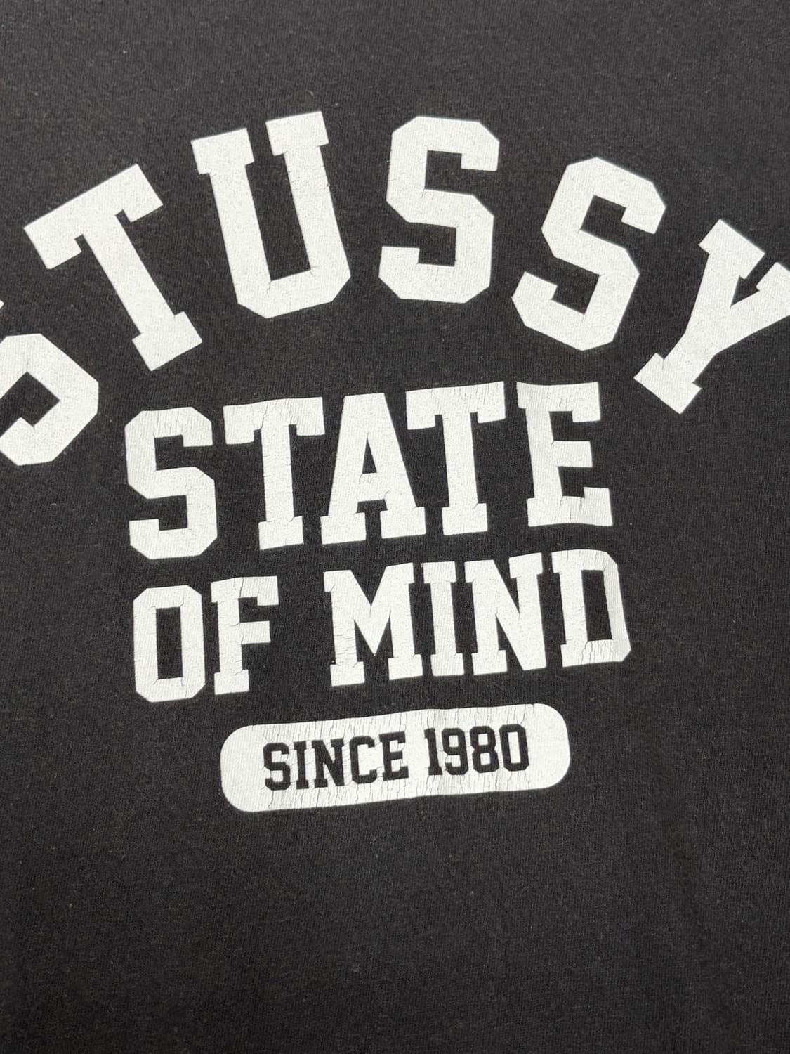 10s 스투시 State of Mind 블랙 반팔티 상품이미지4