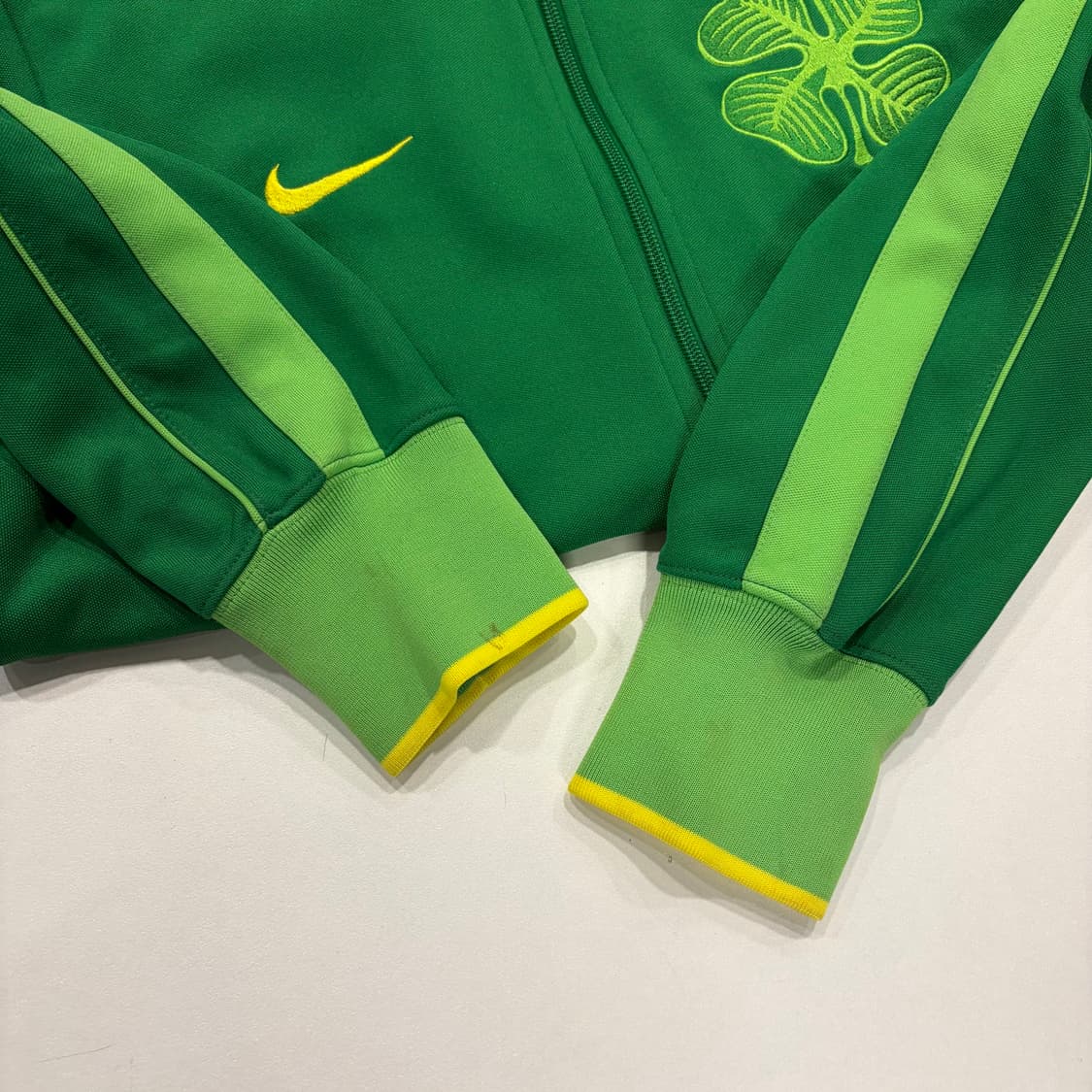 [M] 10s 나이키 셀틱 클로버 그린 트랙 자켓 B603 상품이미지7
