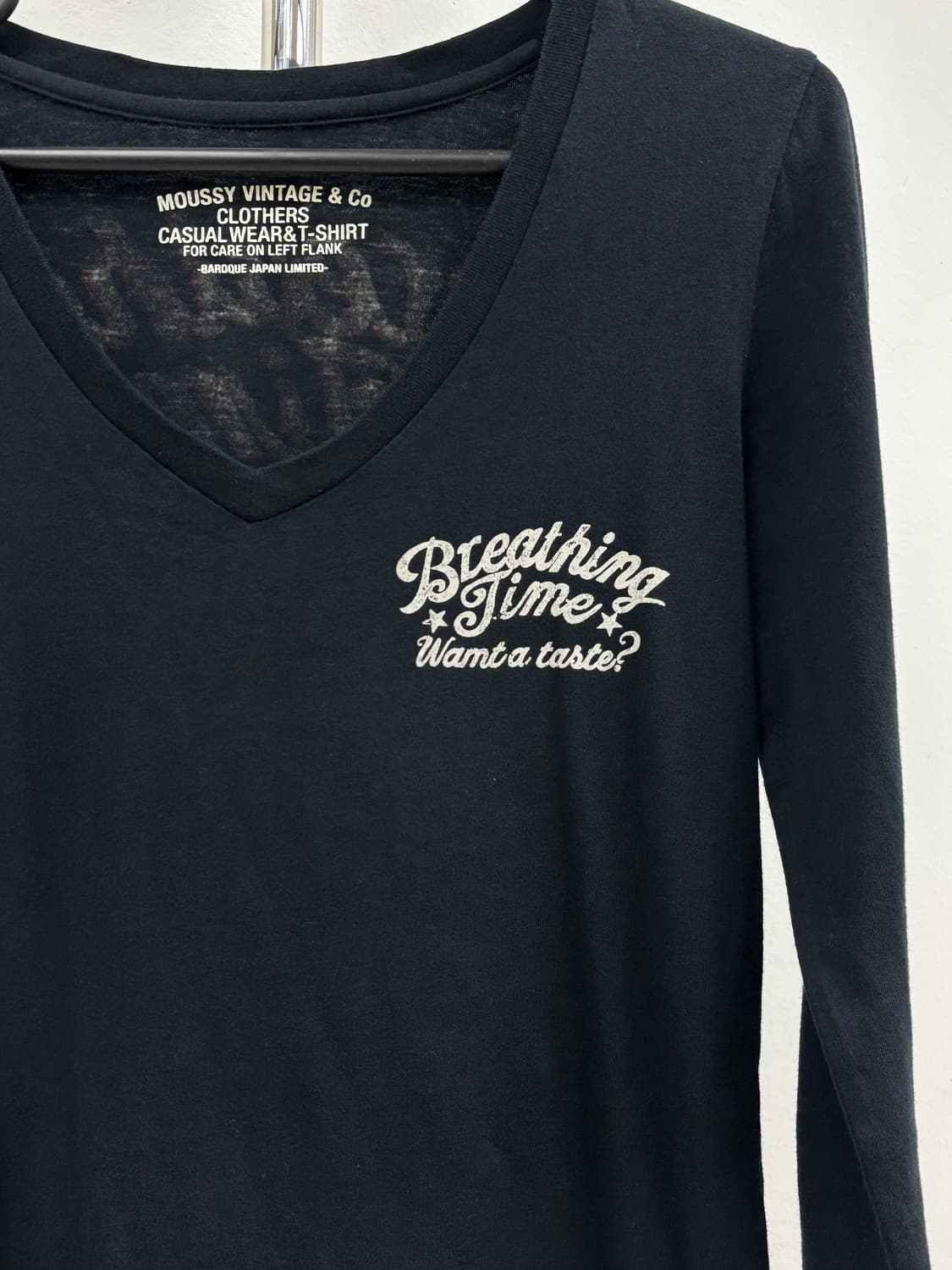 빈티지 펑크 락시크 블랙 롱슬리브 상품이미지5