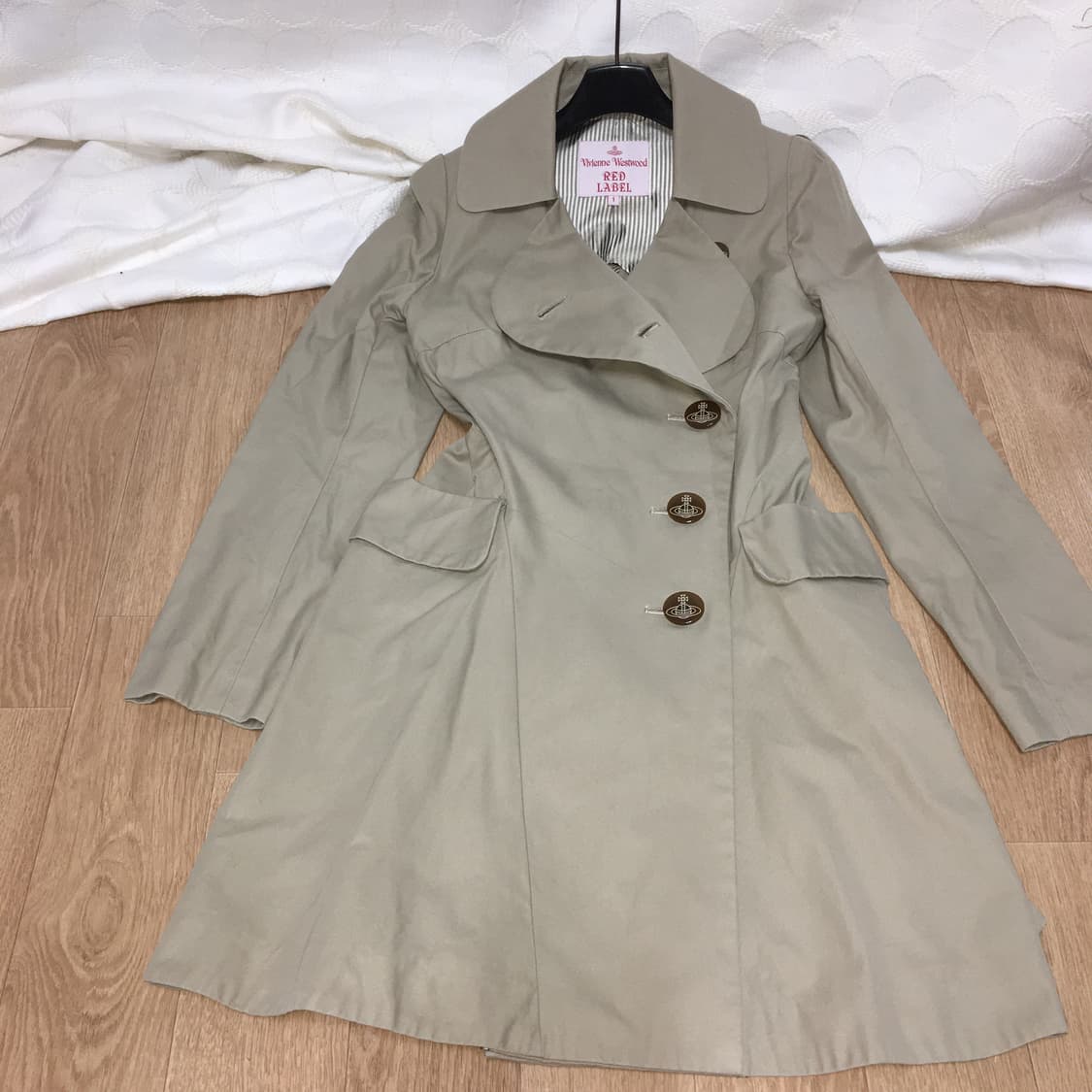  Vivienne westwood orb 면 코트 상품이미지4