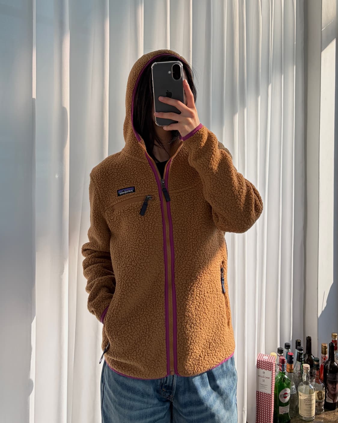 [S]파타고니아 우먼스 레트로 파일 플리스 후드 자켓 상품이미지2