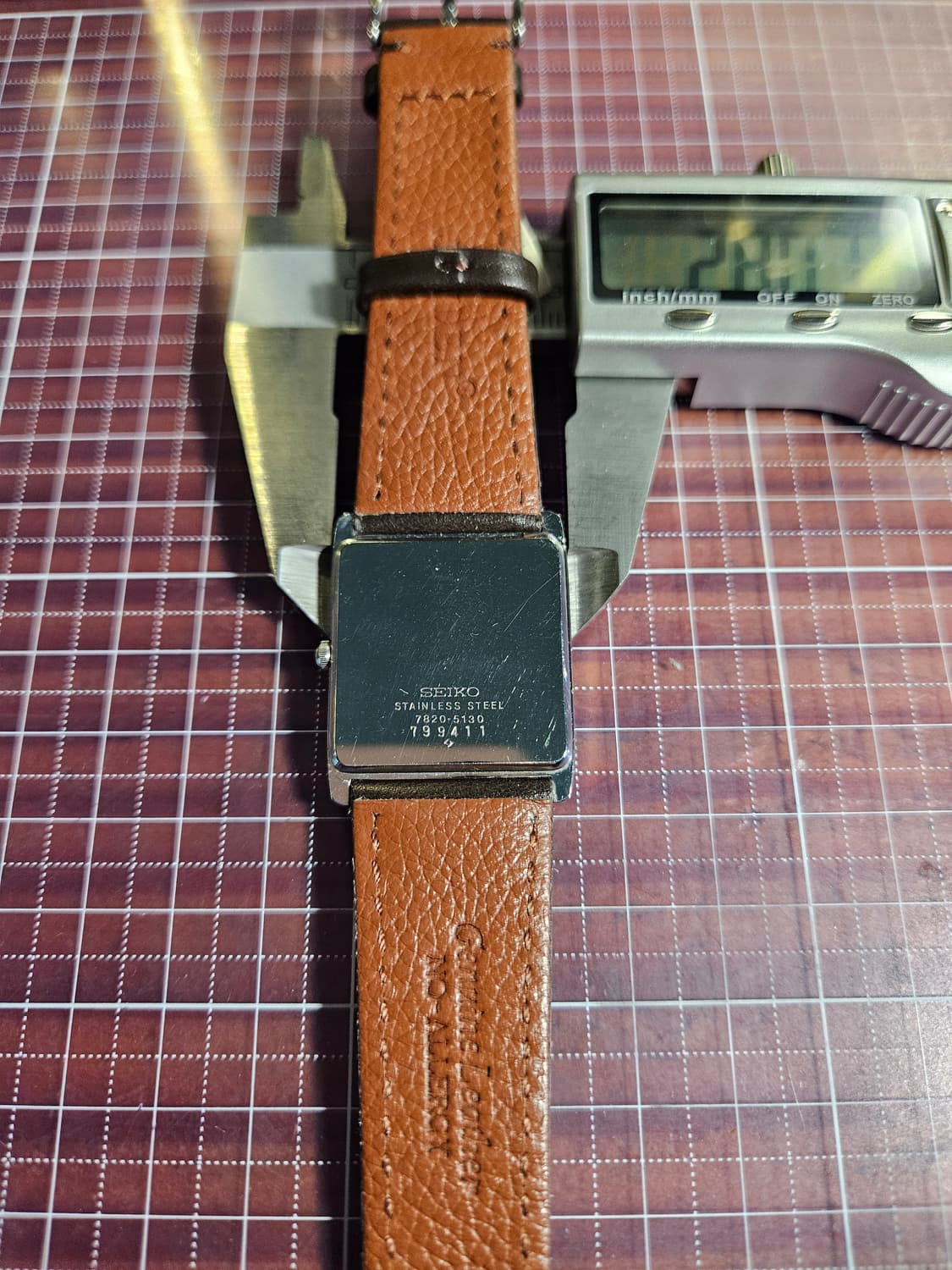 세이코 오리지날 빈티지 탱크 쿼츠 시계 상품이미지4