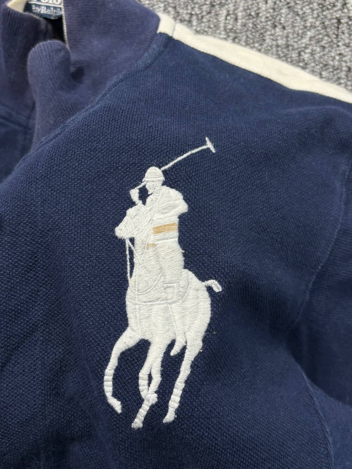 폴로 랄프로렌 빅포니 네이비 집업 S 상품이미지3