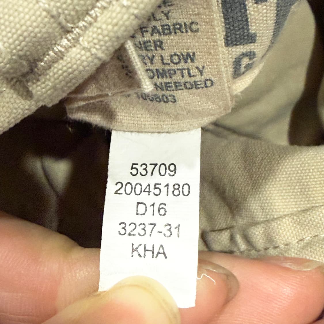 USA VINTAGE 유틸리티 워크 카고팬츠 플랩포켓 패널 디테일 베이지 상품이미지9