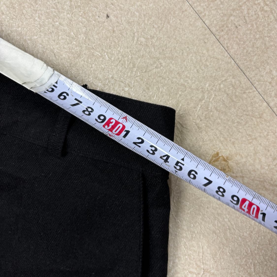 밴딩 블랙 와이드 팬츠 상품이미지5