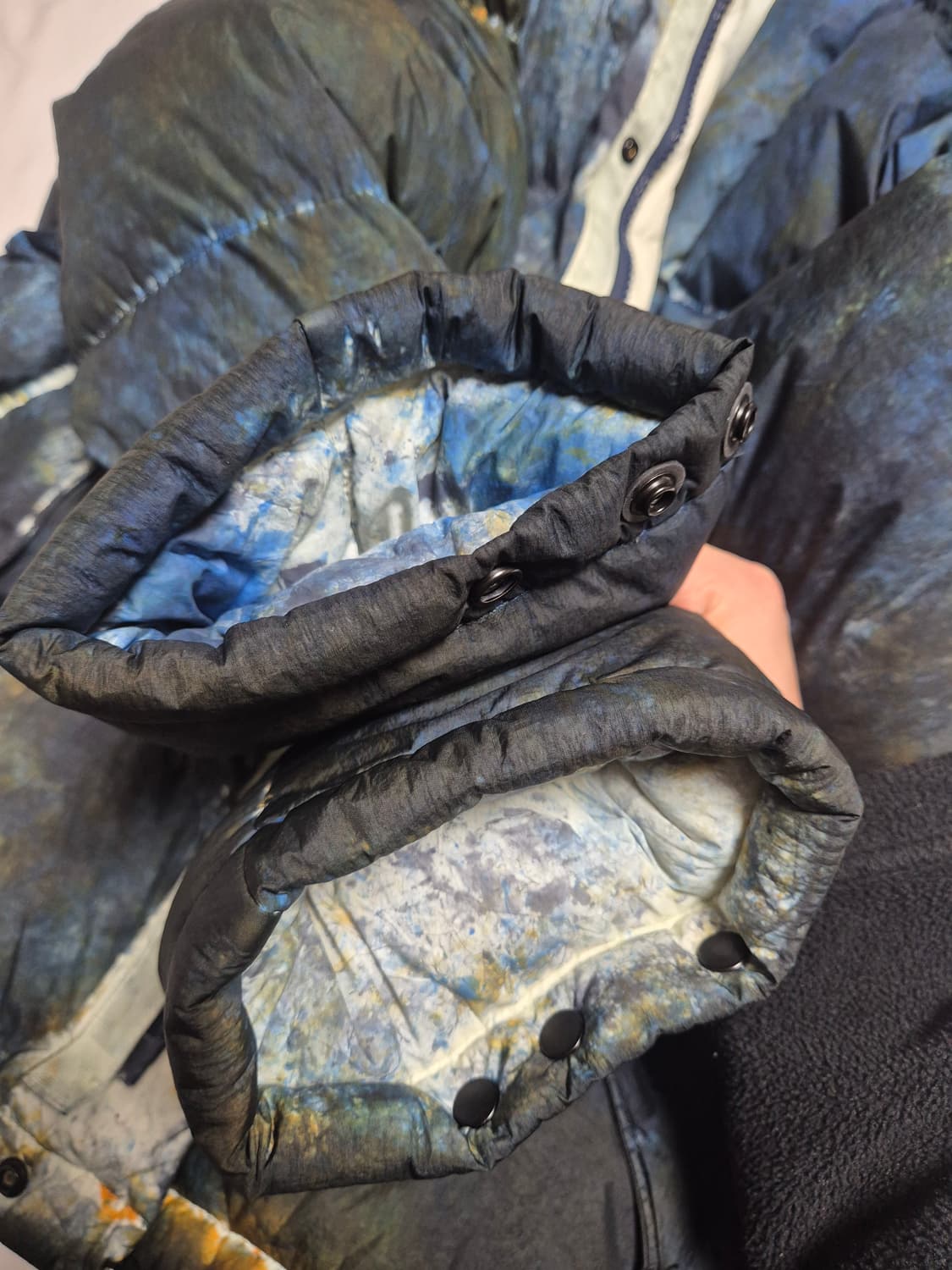 슈프림 x 스톤아일랜드 페린티드 카모 크링클 패딩 20FW 상품이미지8