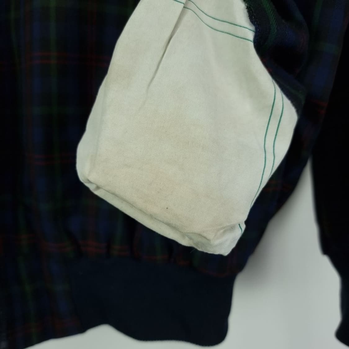 [라코스테] 서광 90'S 빈티지 체크 모직 블루종 자켓 M18605 상품이미지9