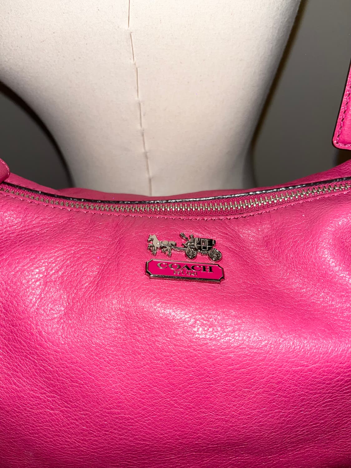 90ss Coach hotpink Shoulder bag 상품이미지6