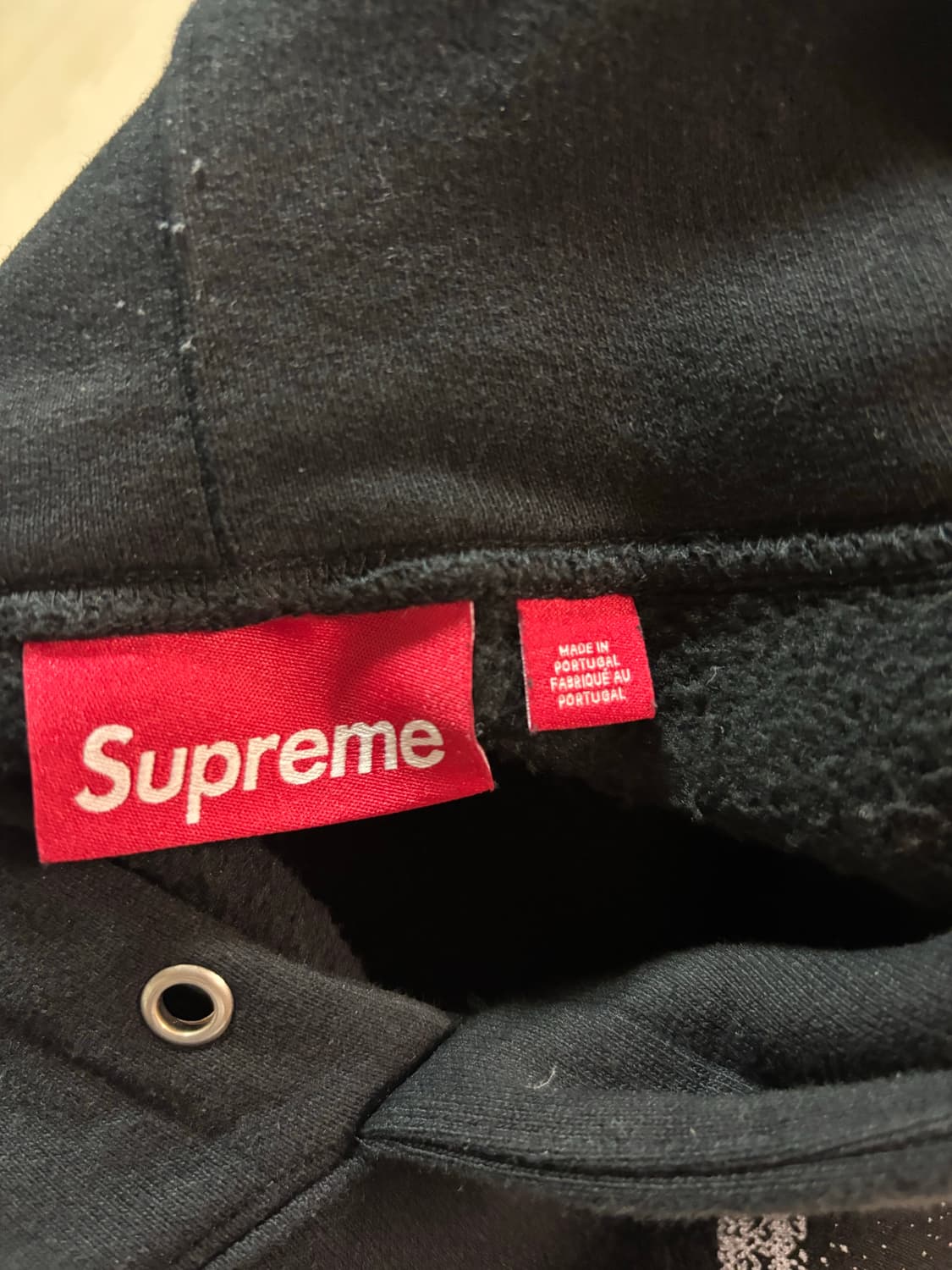 슈프림 대쉬스노우 후드블랙 25fw 상품이미지3