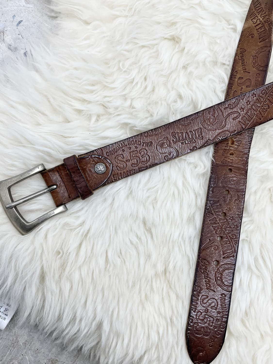 리얼레더 패턴 버클 벨트 상품이미지6