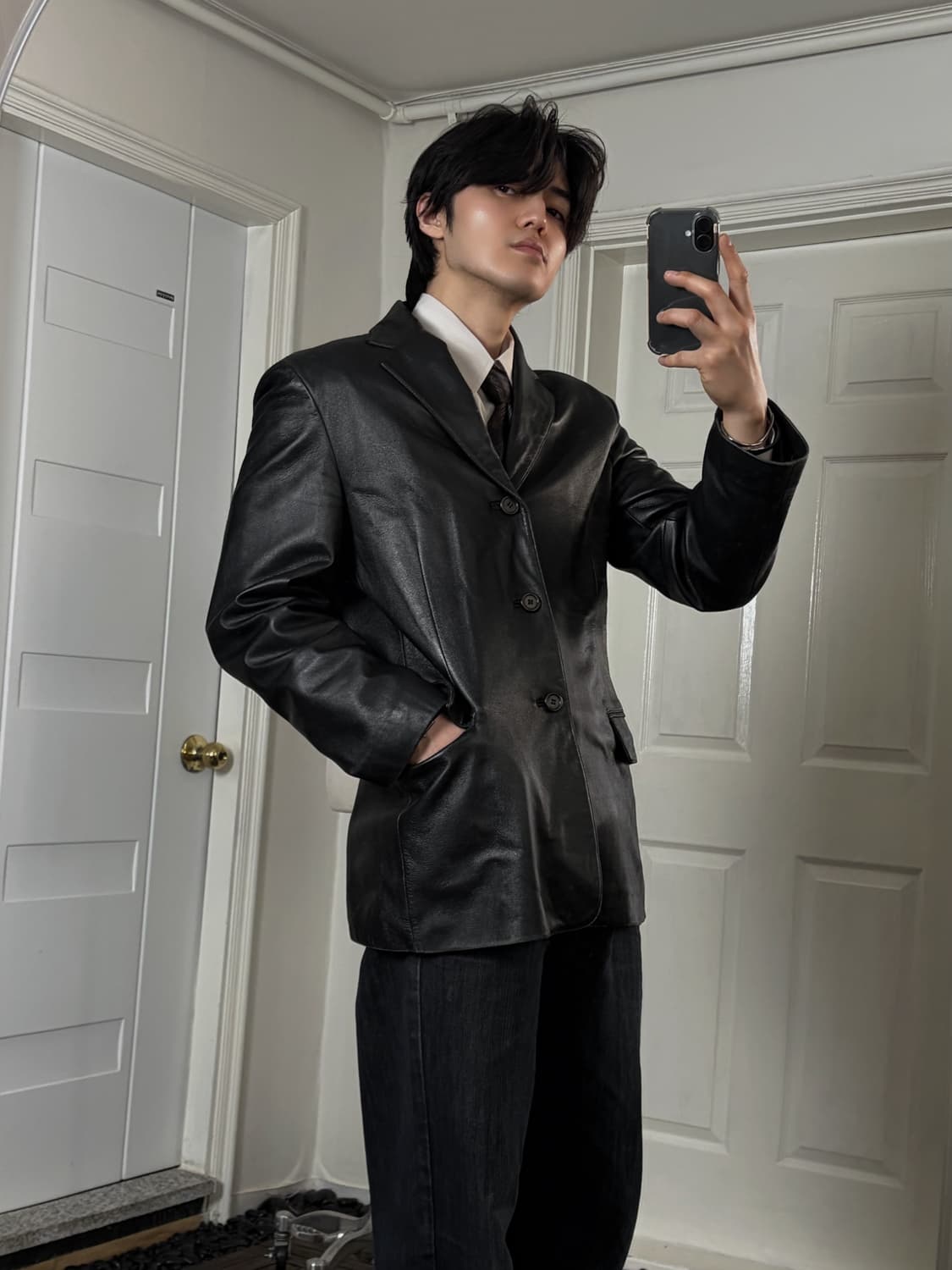 Boldon 레더 블레이저 상품이미지1