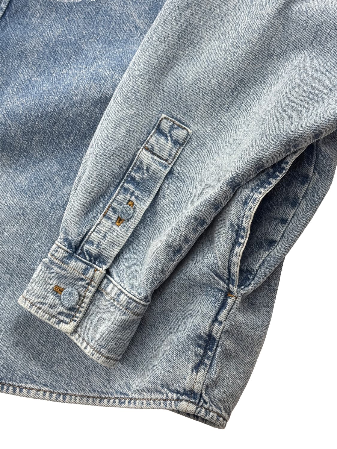 아크네 스튜디오 버튼업 데님 셔츠 스카이 블루 상품이미지6