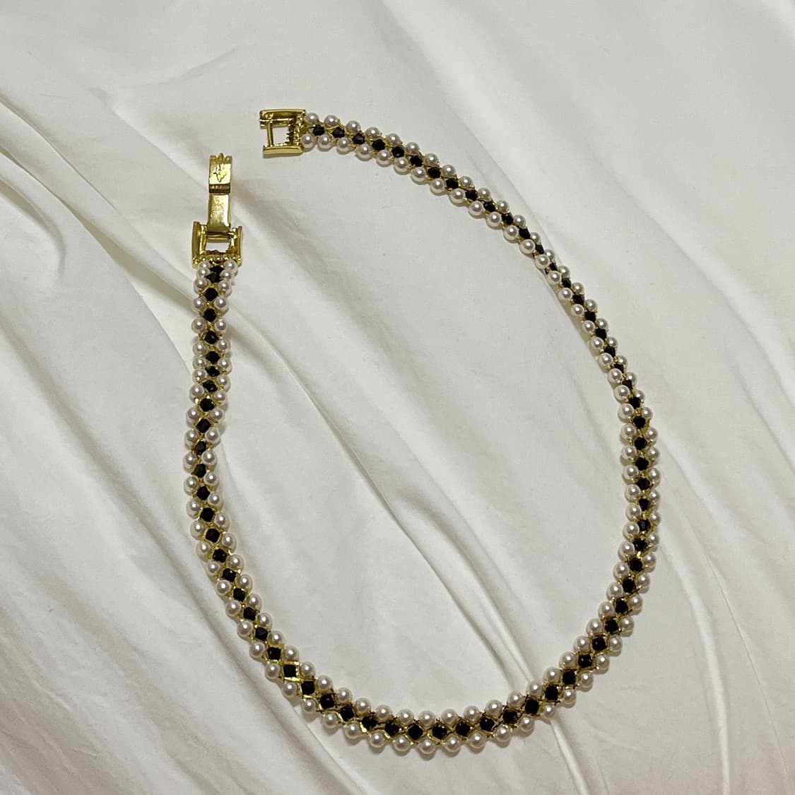 빈티지 ) balmain 발망 진주 비즈 목걸이 상품이미지5