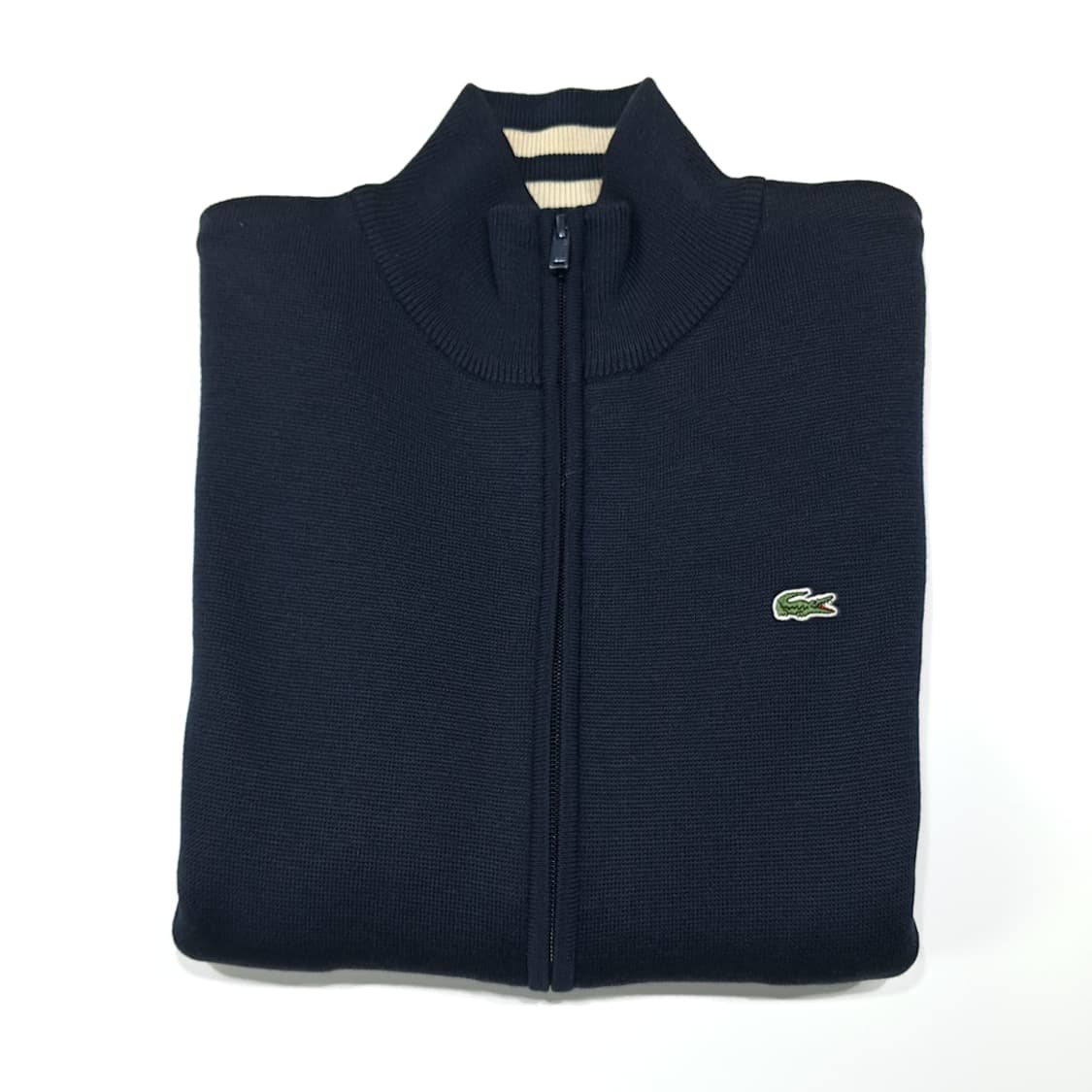 CL126 M 라코스테 100% 울 엘보 패치 & 스트라이프 디테일 하 상품이미지7