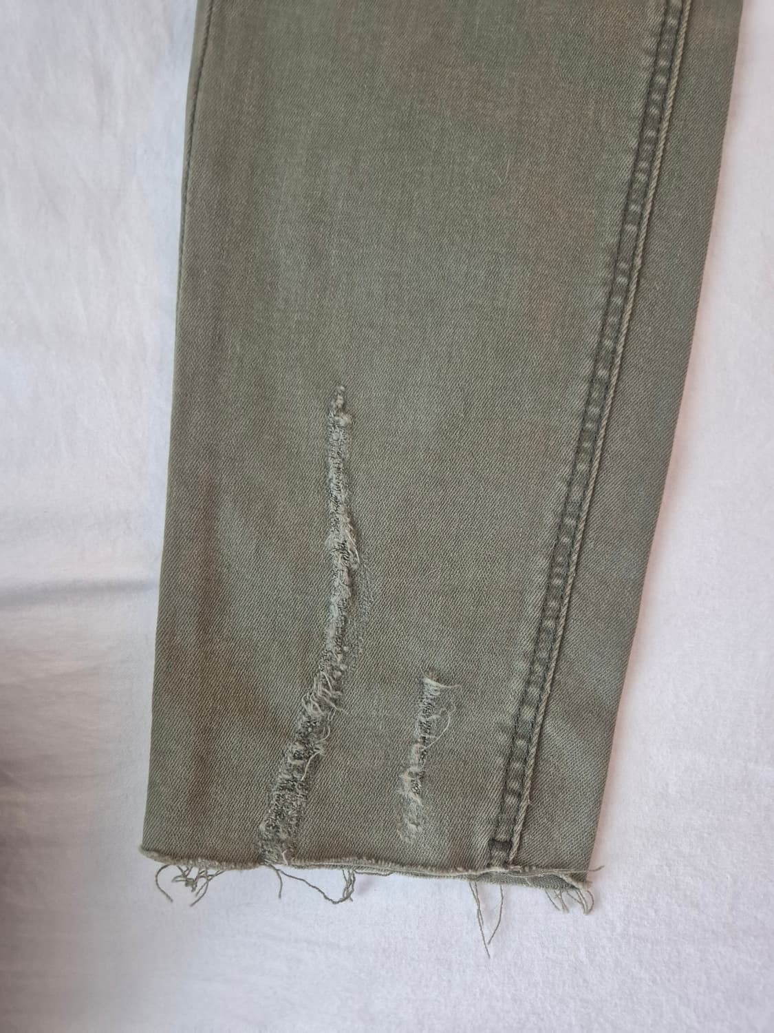 ZARA 카키 데님 상품이미지4